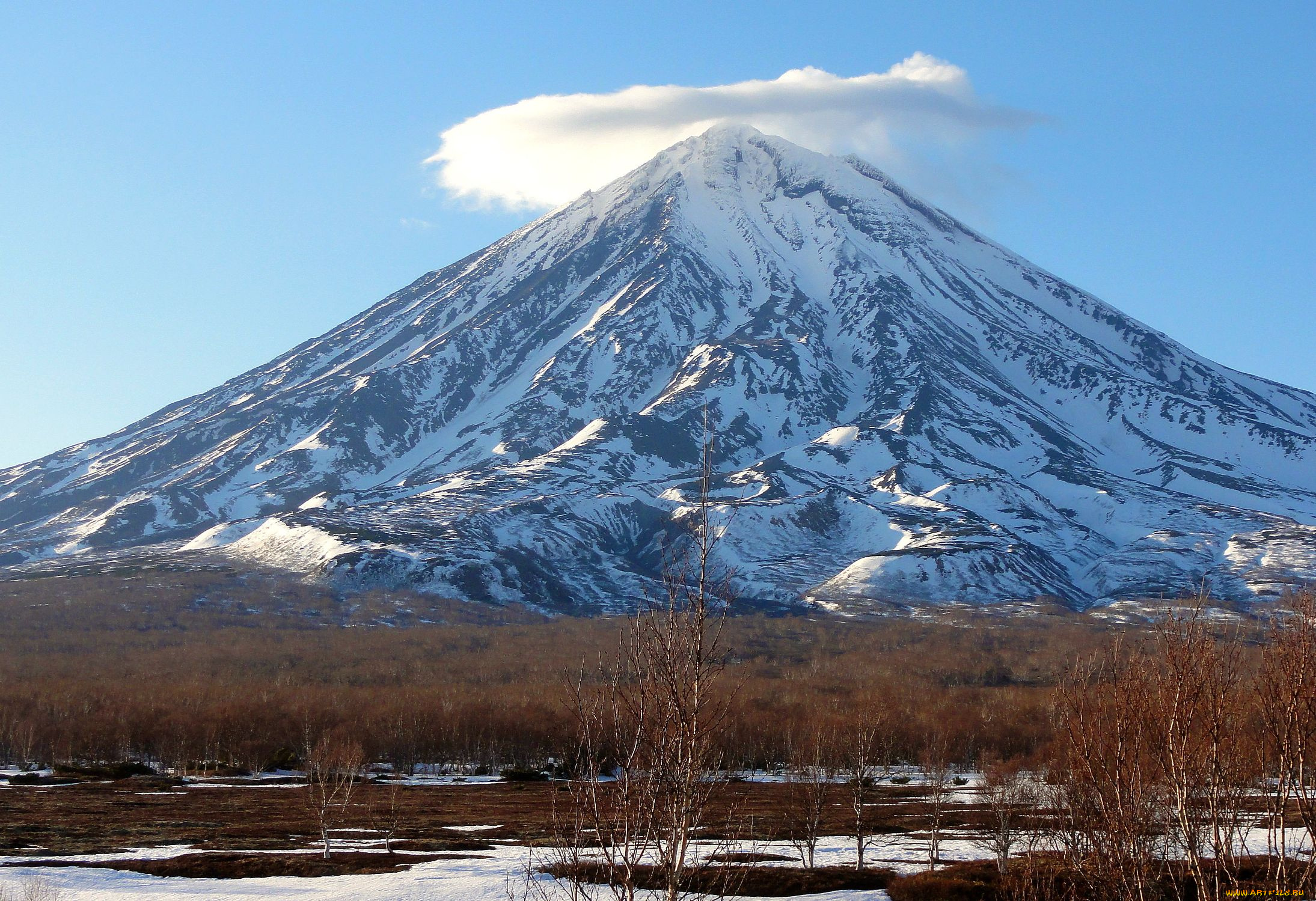 качатка, природа, горы, камчатка, россия, вулкан, сопка