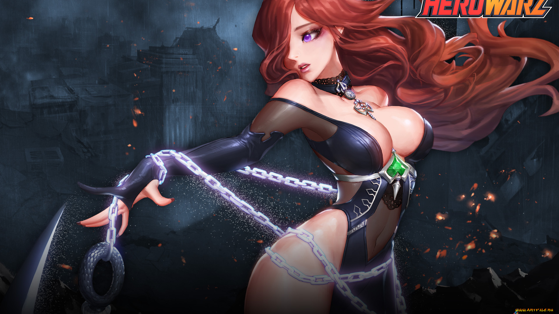 аниме, hero, warz, herowarz
