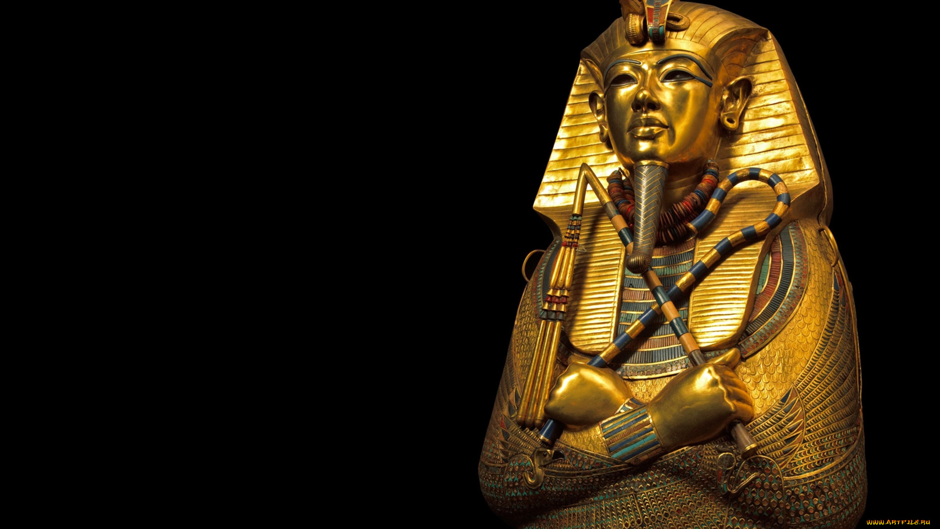 разное, рельефы, , статуи, , музейные, экспонаты, статуя, тутанхамон