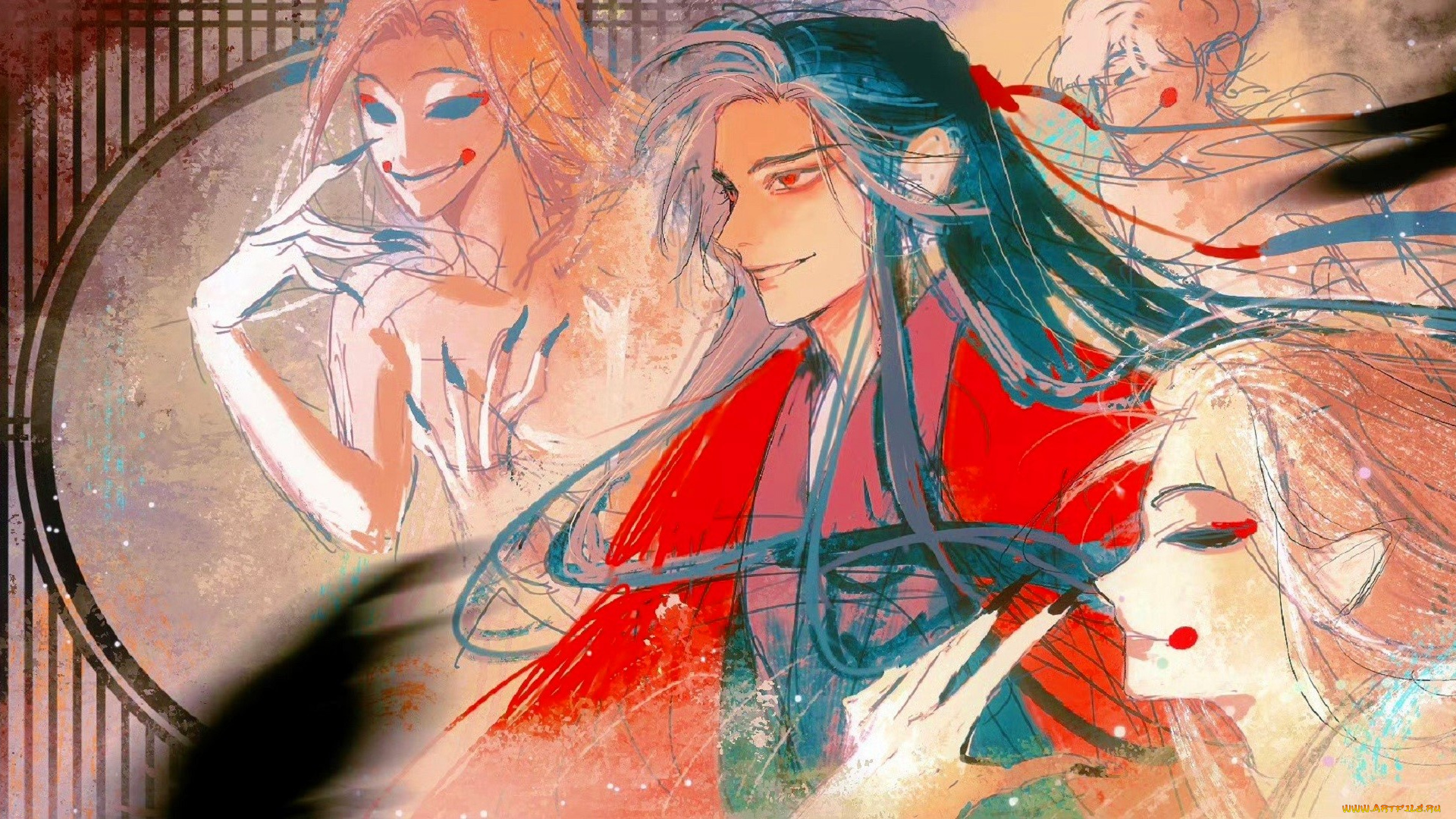 аниме, thousand, autumns, янь, уши, демоны