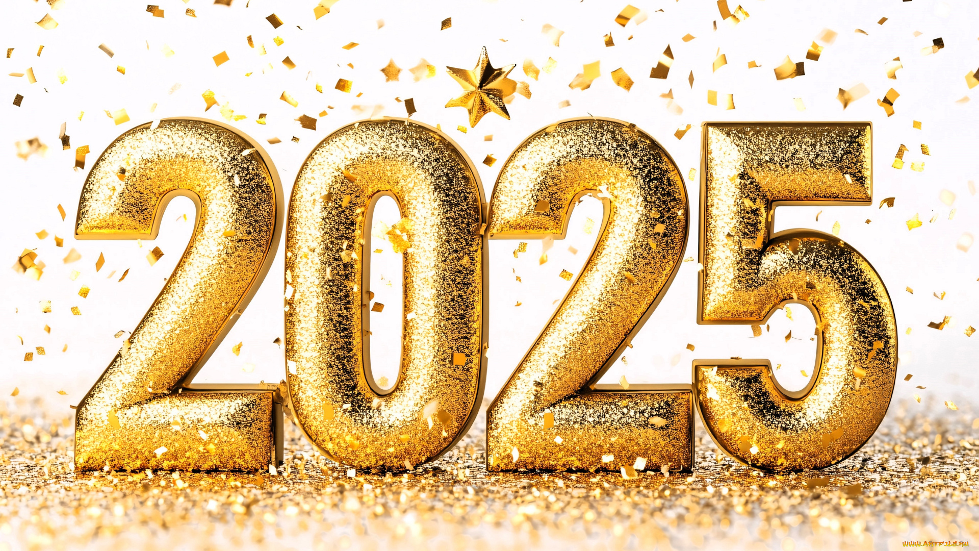 праздничные, -, разное, , новый, год, год, цифры, серпантин, блестки