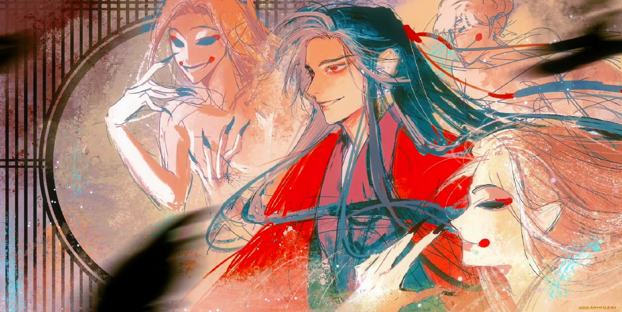 аниме, thousand, autumns, янь, уши, демоны