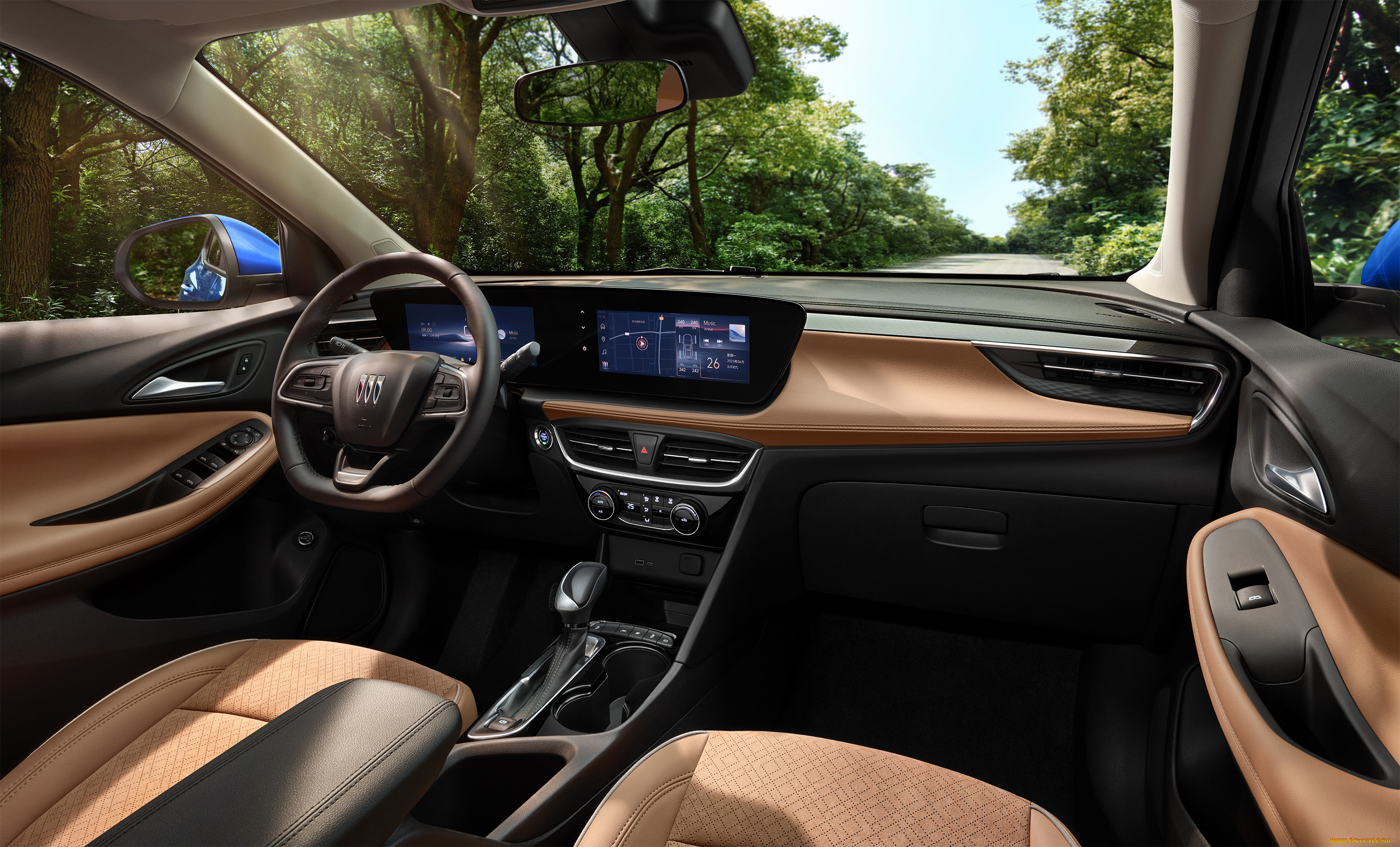 автомобили, интерьеры, buick, encore