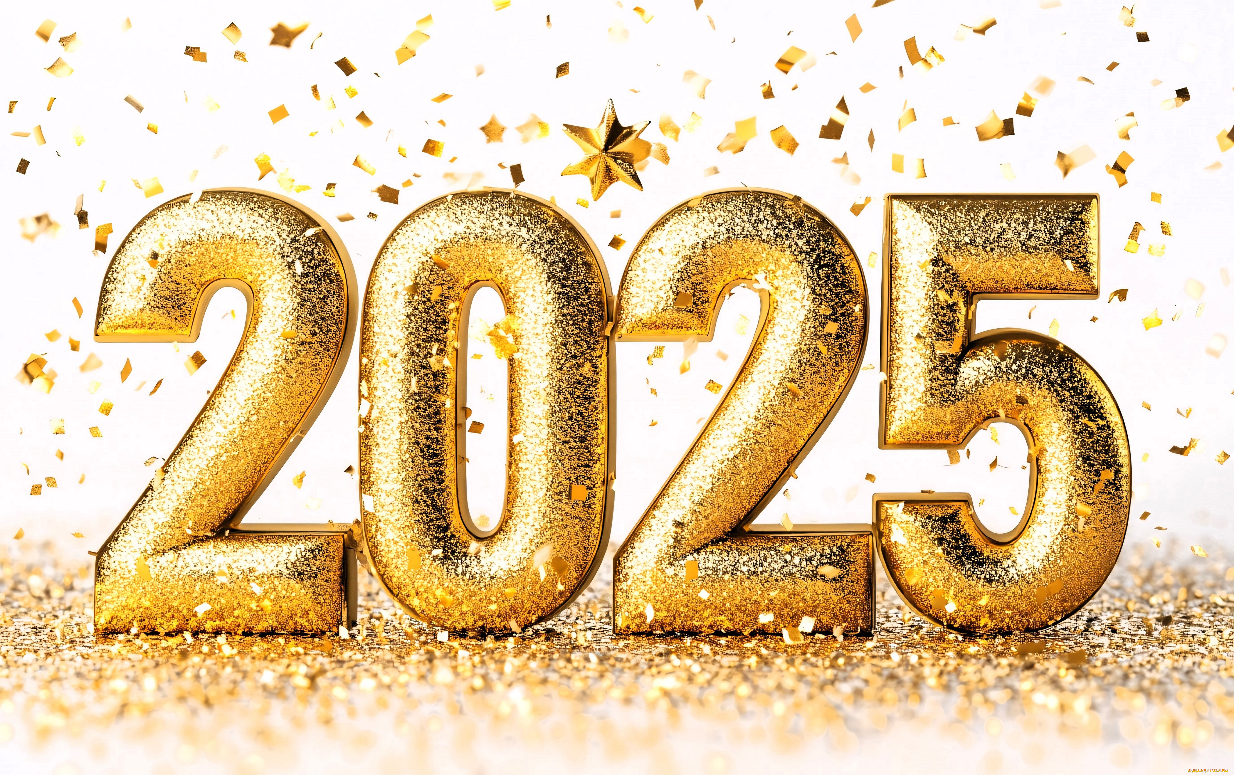 праздничные, -, разное, , новый, год, год, цифры, серпантин, блестки