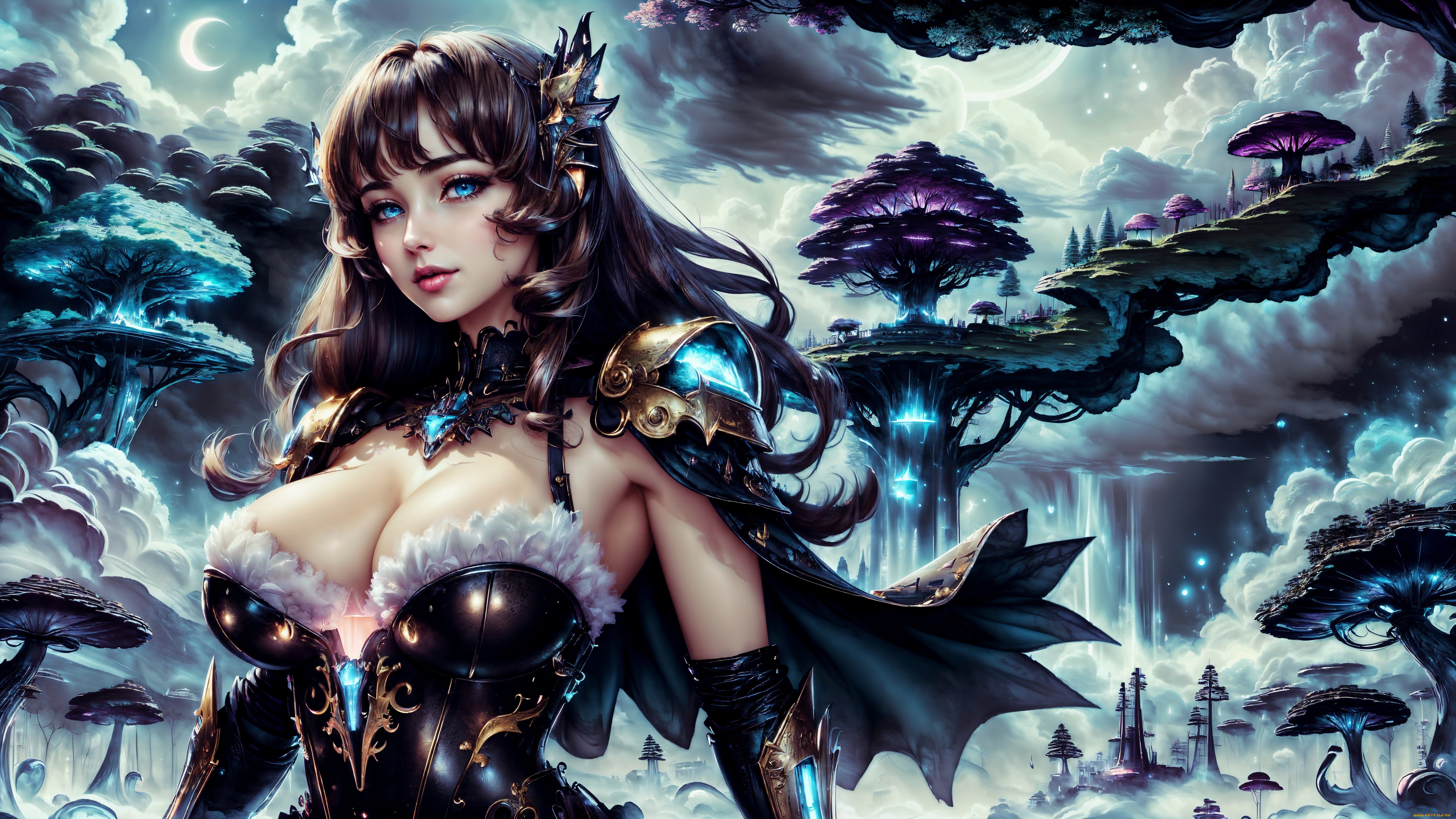 фэнтези, девушки, нейросети, графика, нейроарт, ai, art, нейронные, сети, рисунки, нейро, искусство, нейрографика, graphics, neuroart, neural, networks, drawings, neuro, neurography