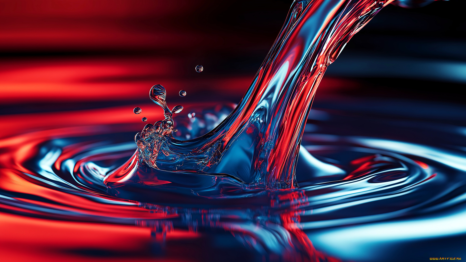 3д, графика, другое, , other, жидкость, всплеск