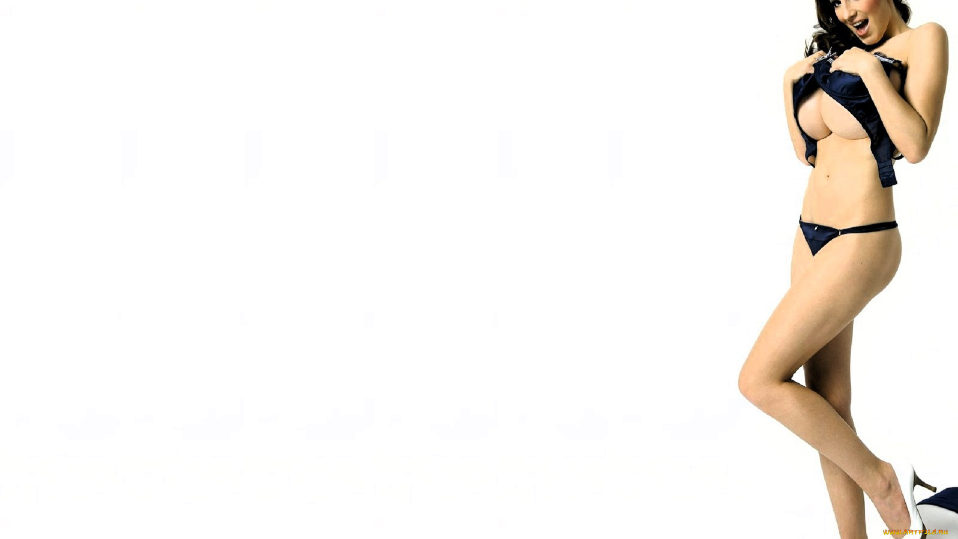 девушки, jordan, carver, брюнетка, шапочка, белье, каблуки