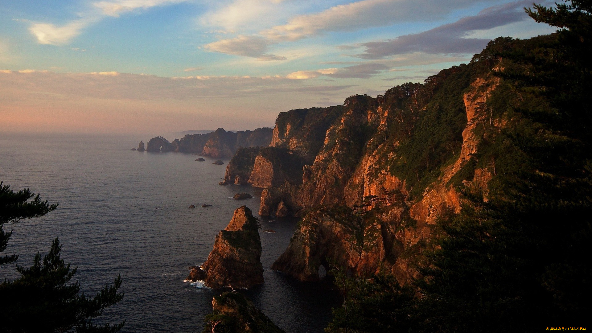 природа, побережье, пейзаж