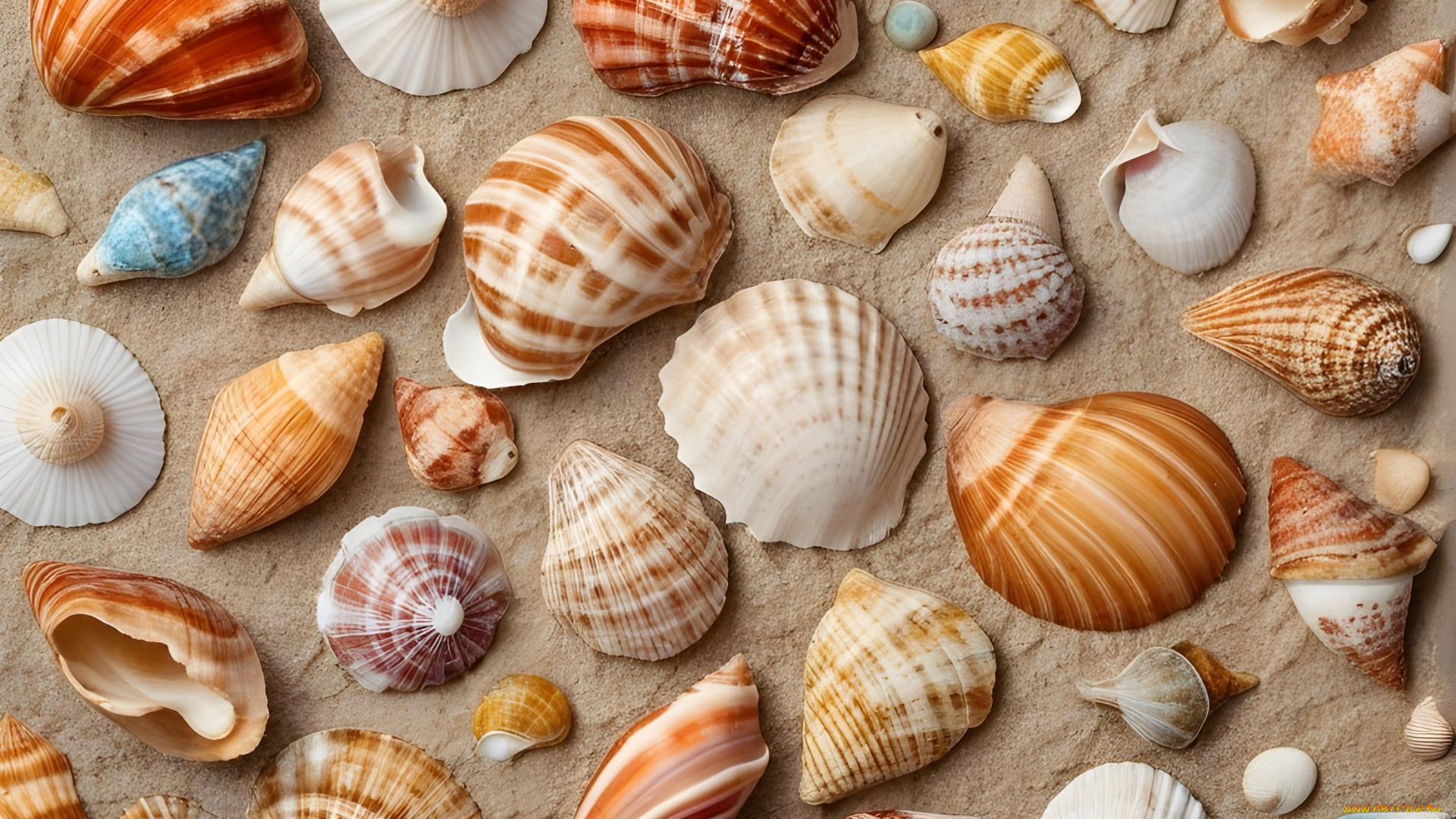 разное, ракушки, , кораллы, , декоративные, и, spa-камни, морские, много