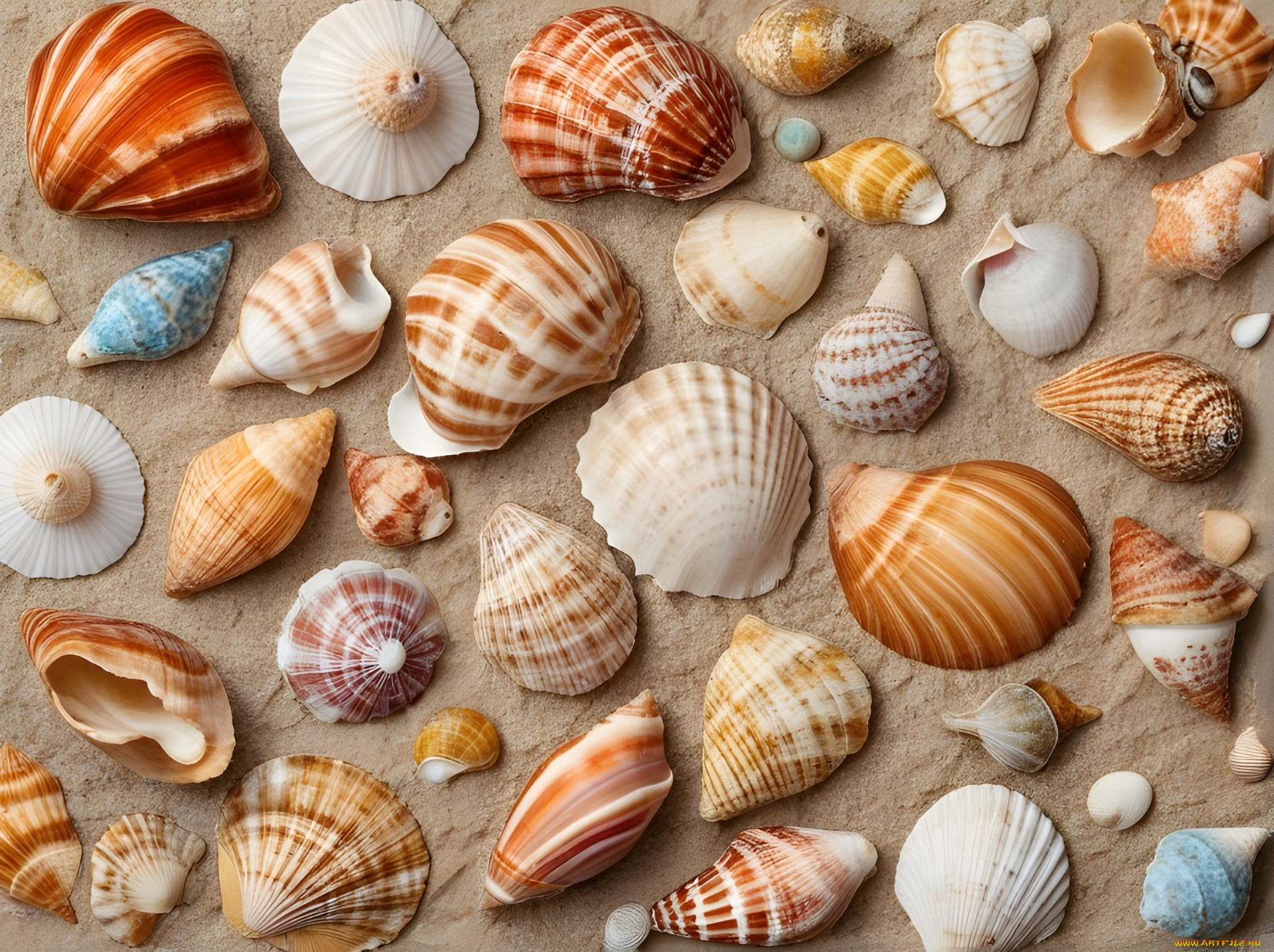 разное, ракушки, , кораллы, , декоративные, и, spa-камни, морские, много