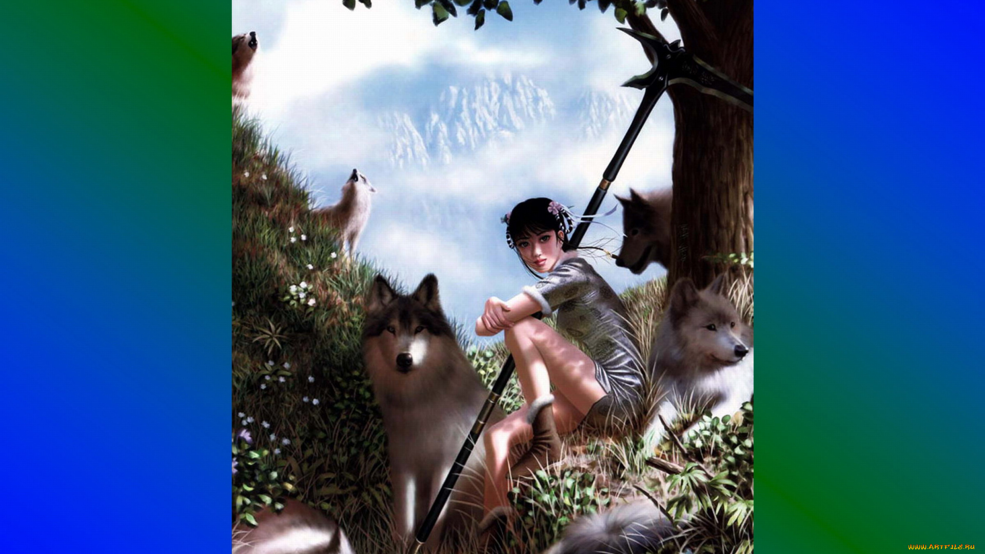 пастушка, фэнтези, девушки