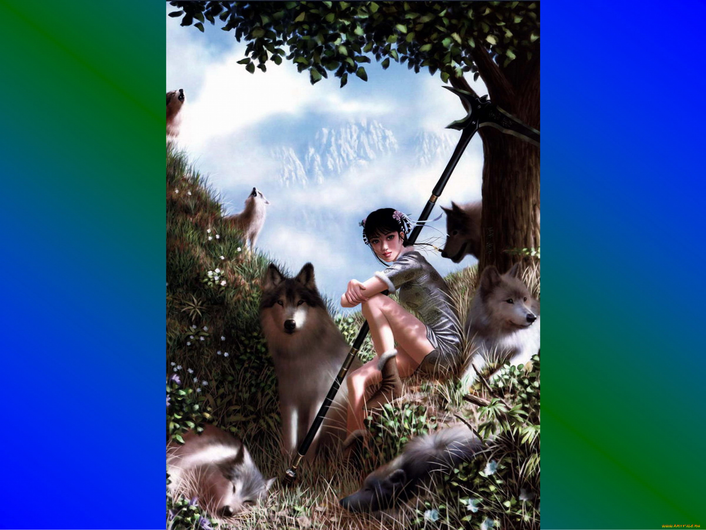 пастушка, фэнтези, девушки