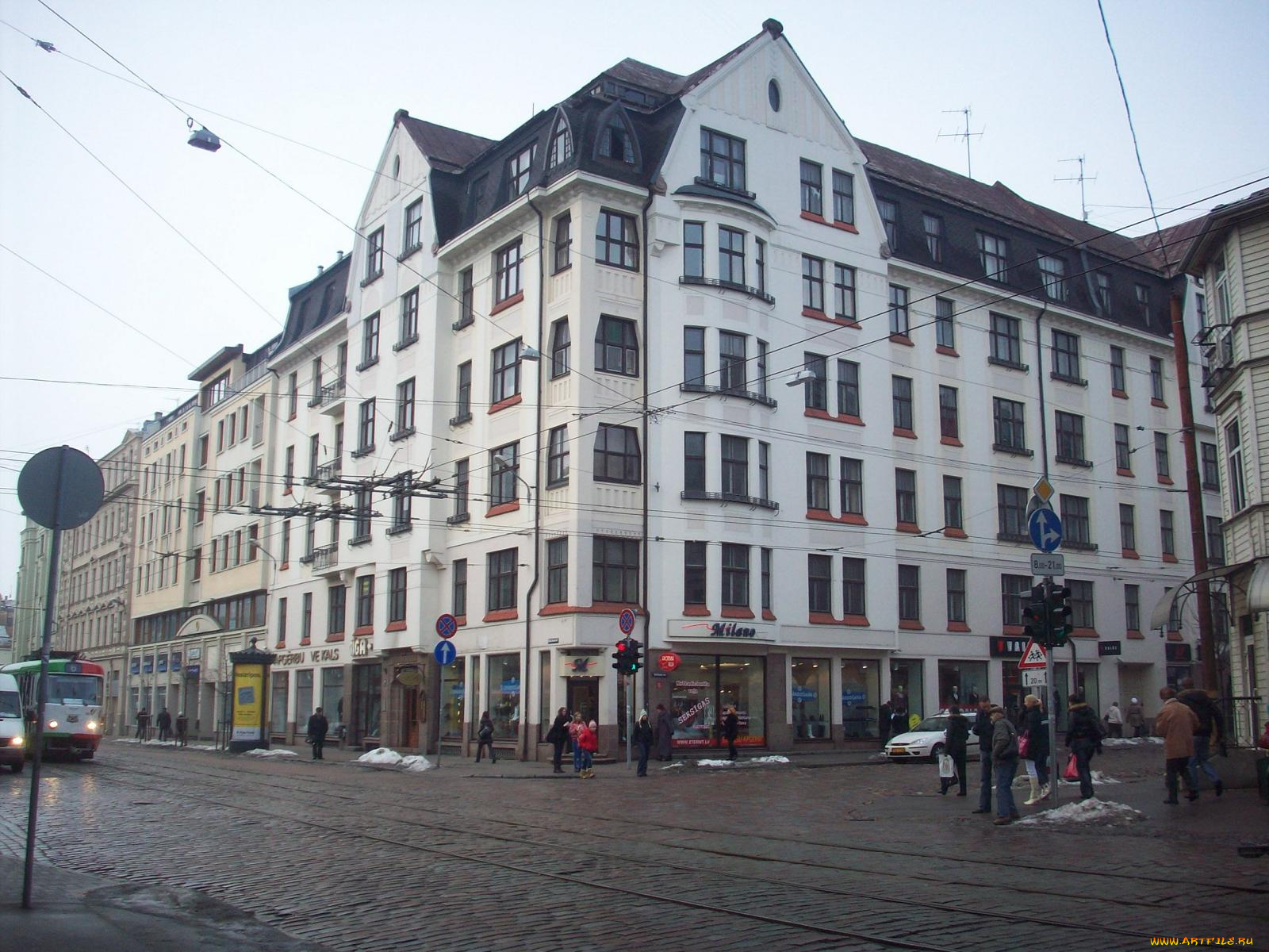 рига, улица, гертрудес, города, латвия