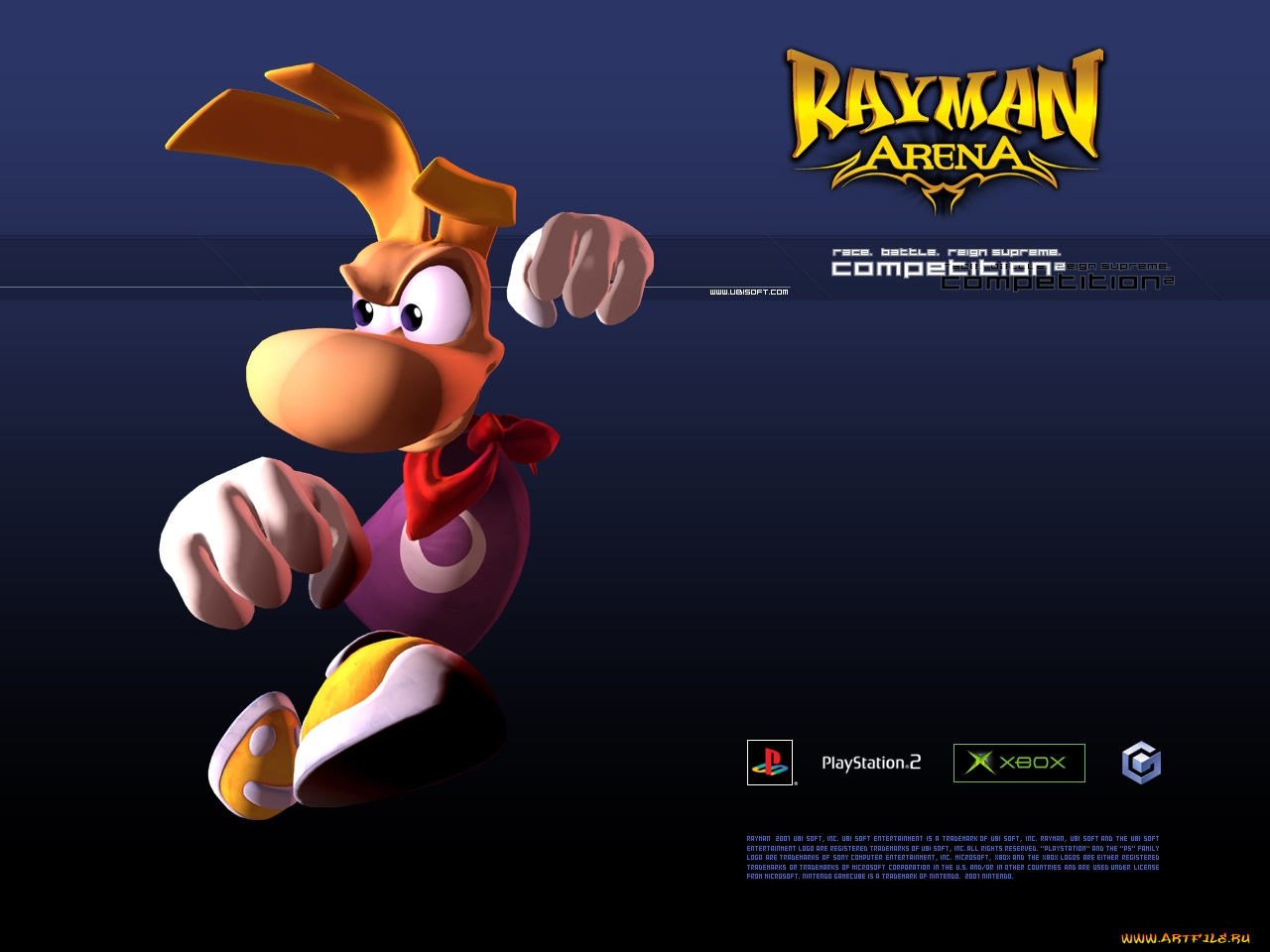 rayman, arena, видео, игры
