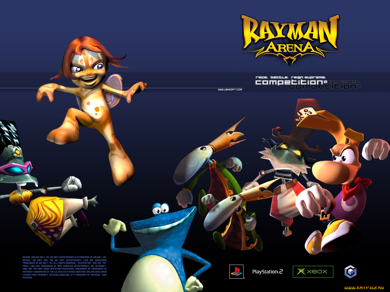 rayman, arena, видео, игры