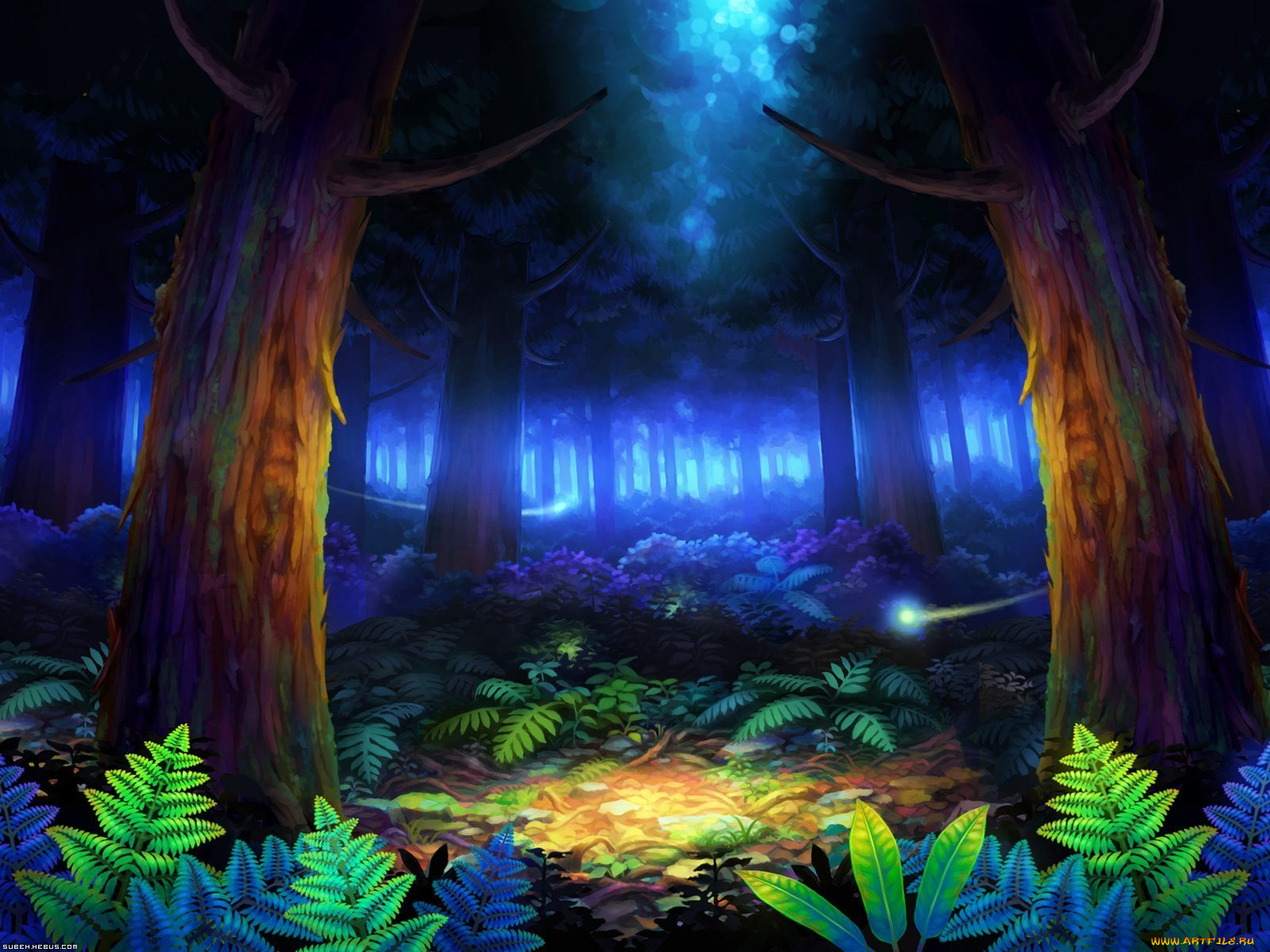 рисованные, природа