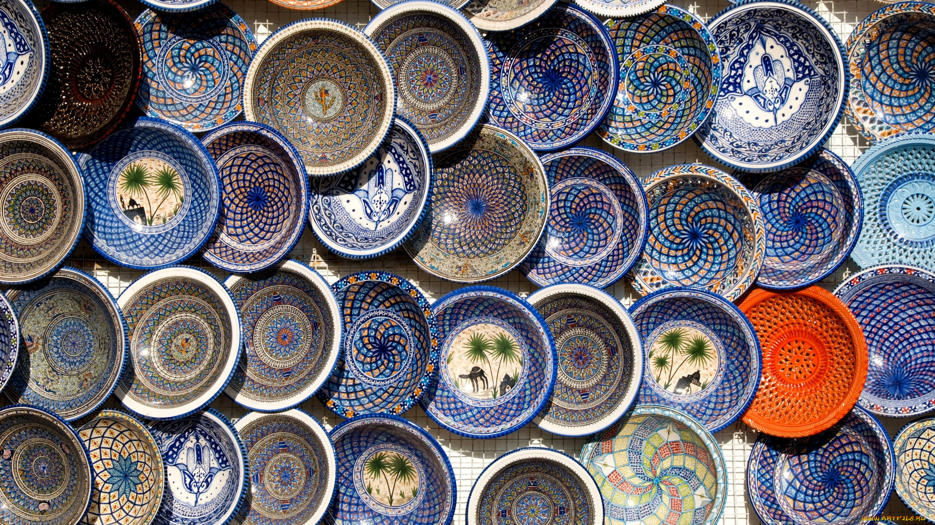 разное, посуда, столовые, приборы, кухонная, утварь, роспись, тарелки, много