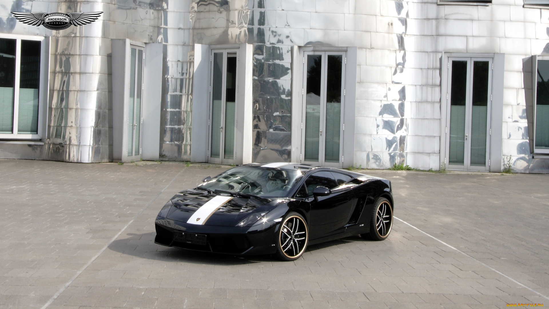 автомобили, lamborghini, черный, здание