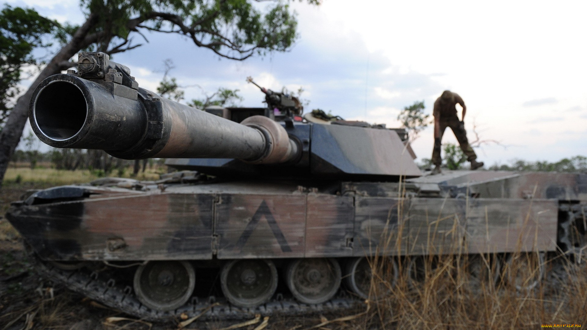 техника, военная, ствол, башня, танк