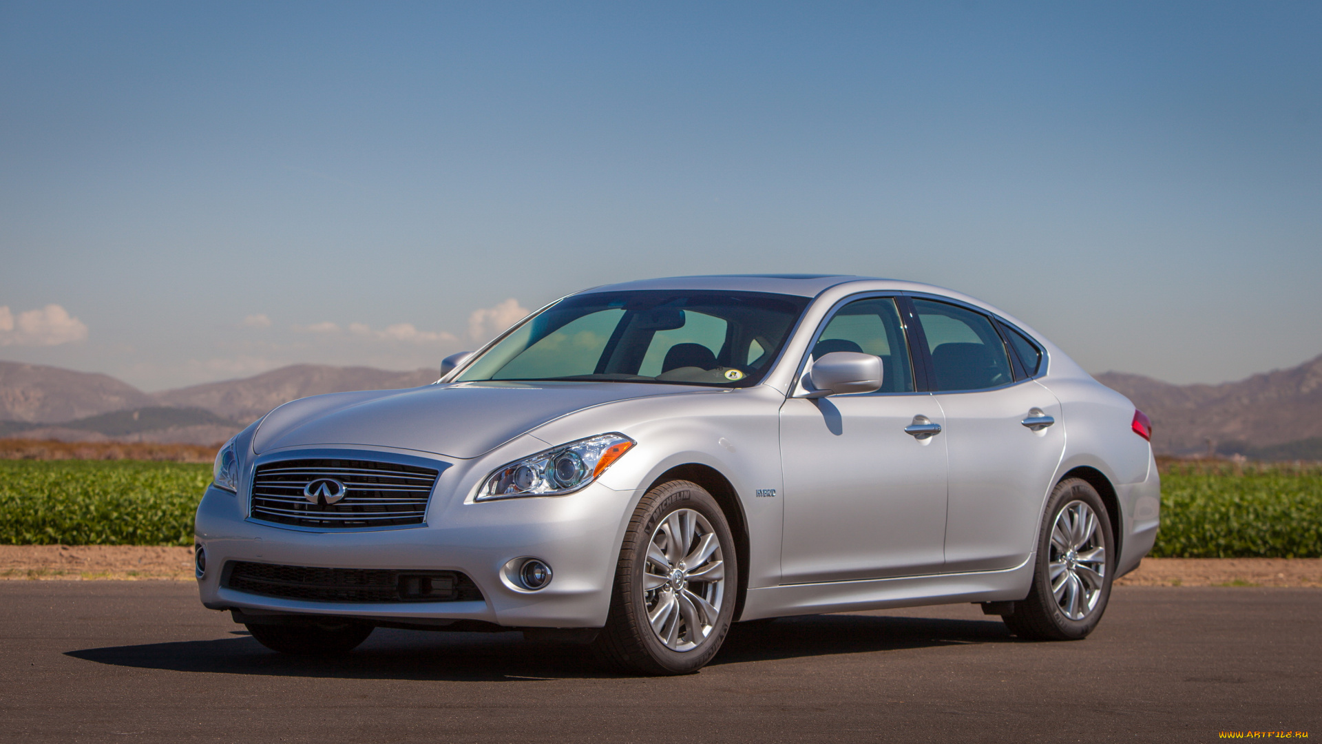 2014, infiniti, q70, hybrid, автомобили, infiniti, лес, дорога, серебристый