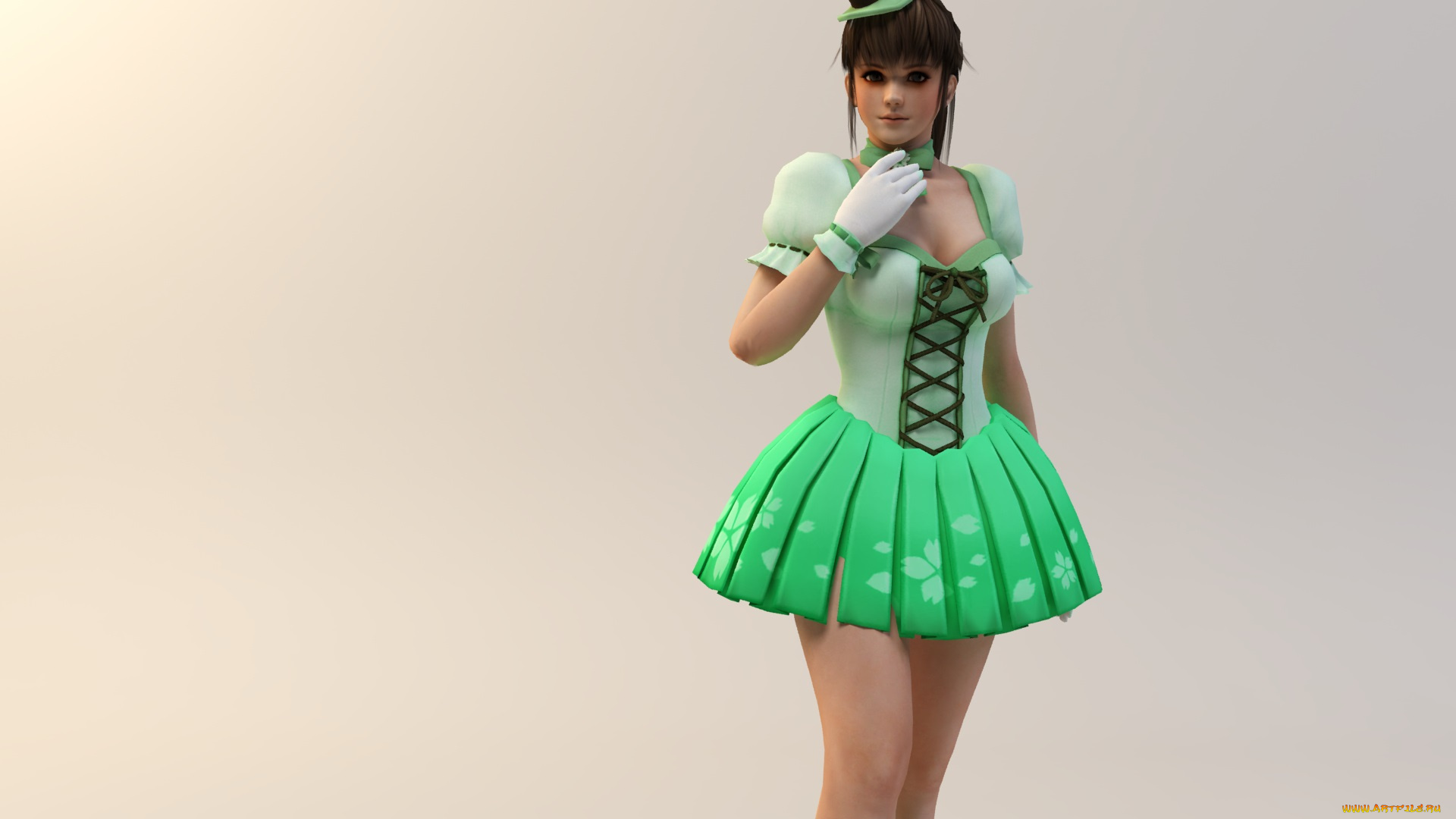 3д, графика, anime, , аниме, юбка, девушка