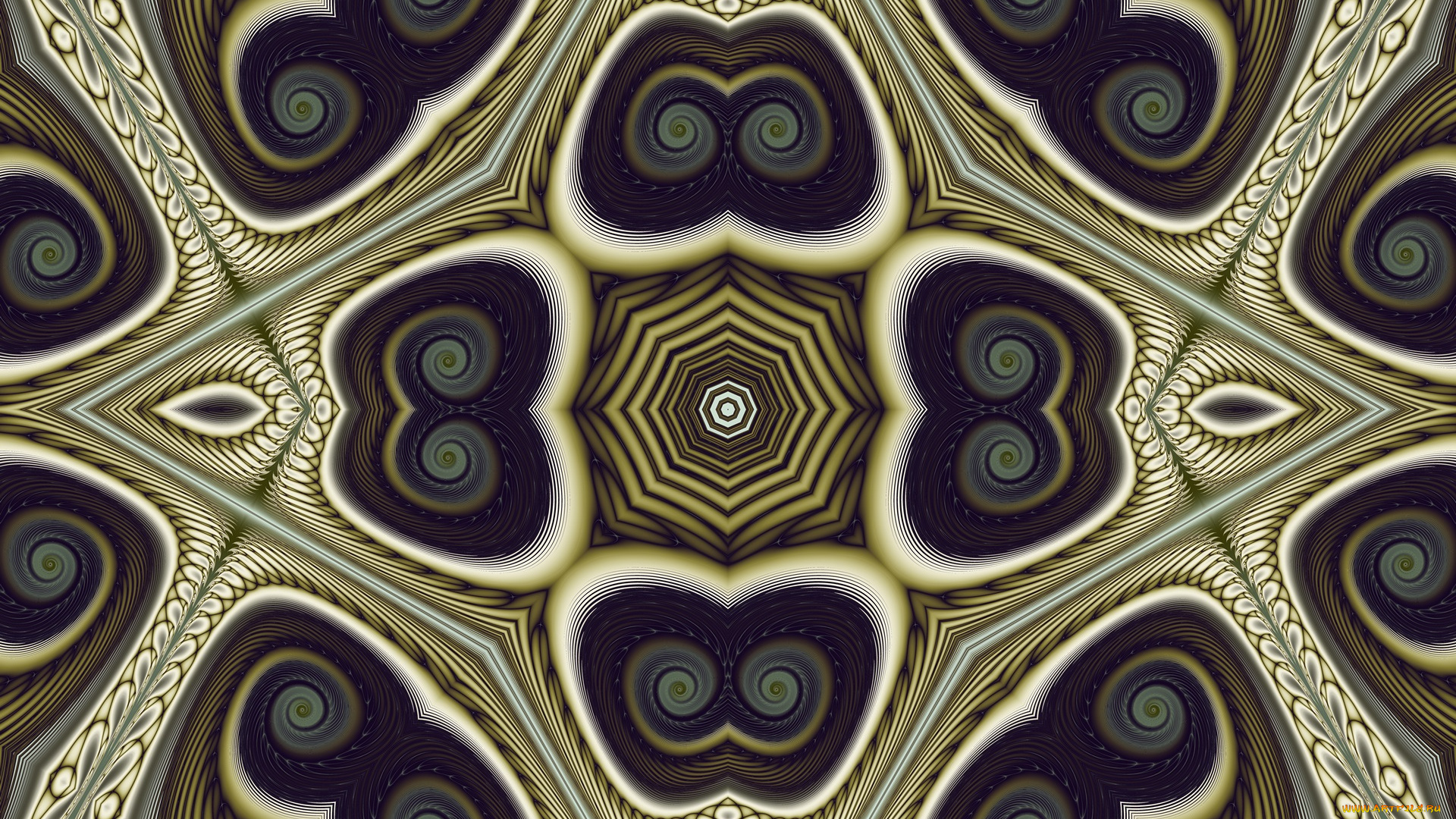 3д, графика, fractal, , фракталы, узор, цвета, фон