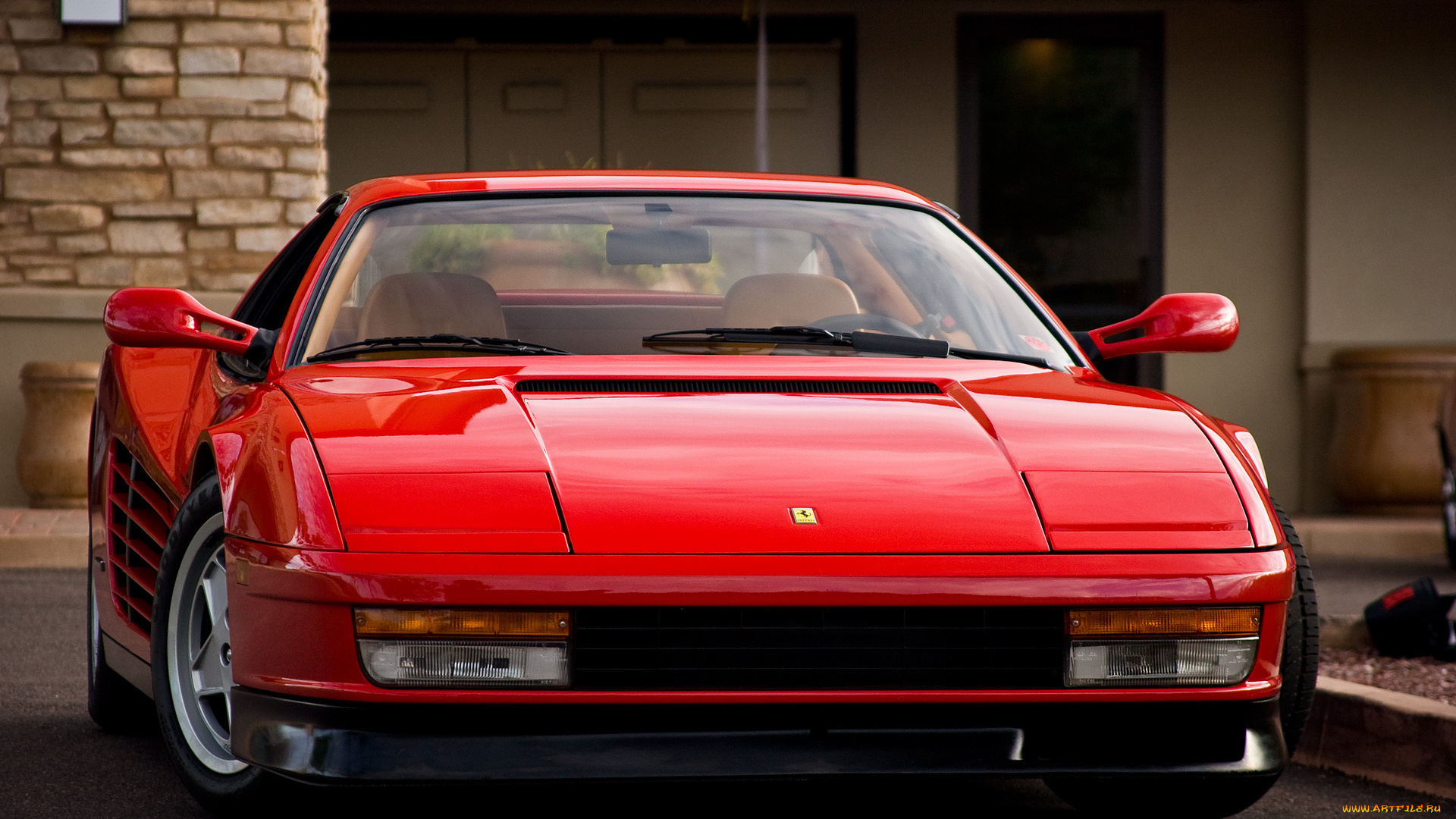 автомобили, ferrari, testarossa, red, sport, italia