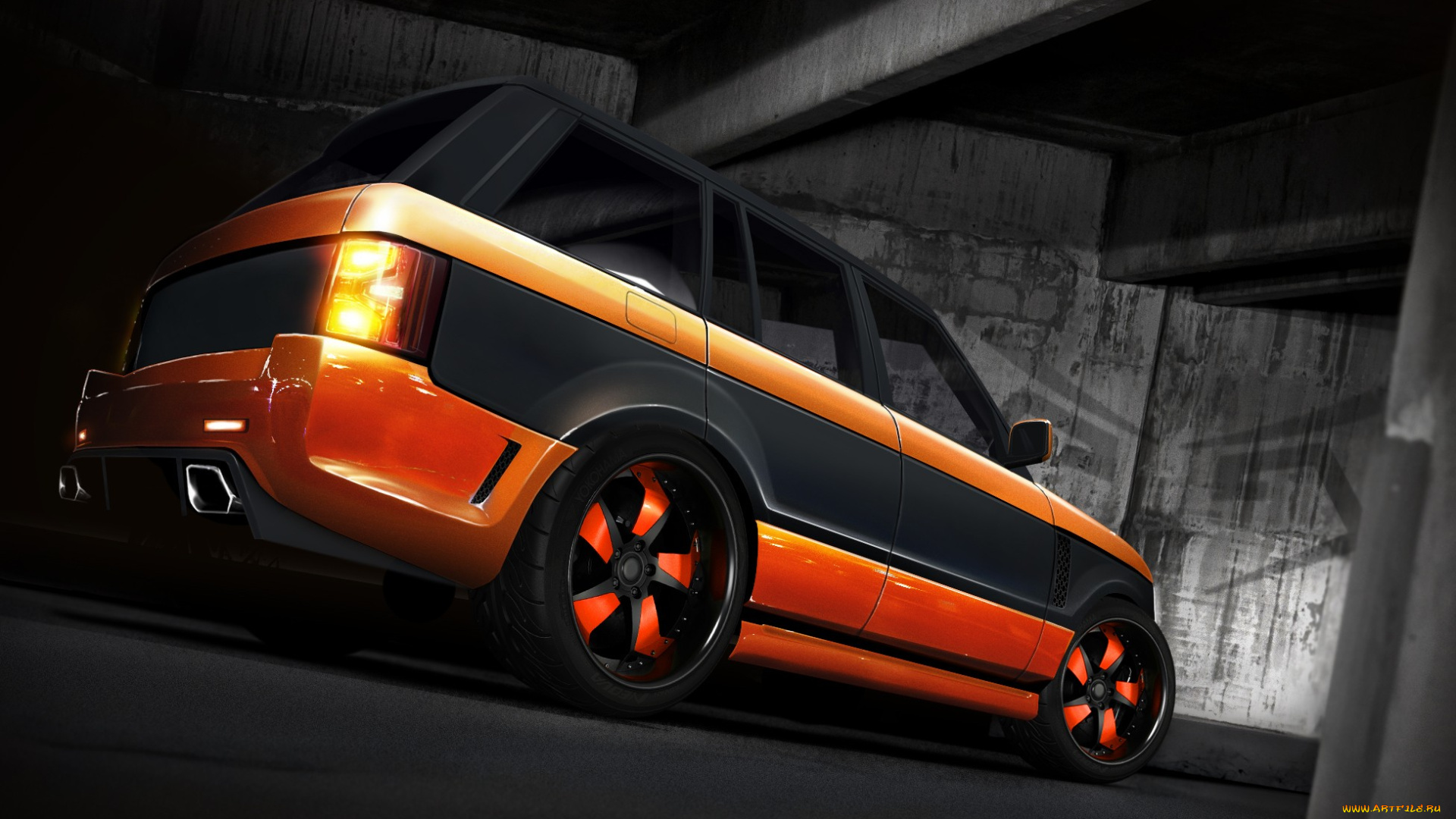 автомобили, виртуальный, тюнинг, range, rover