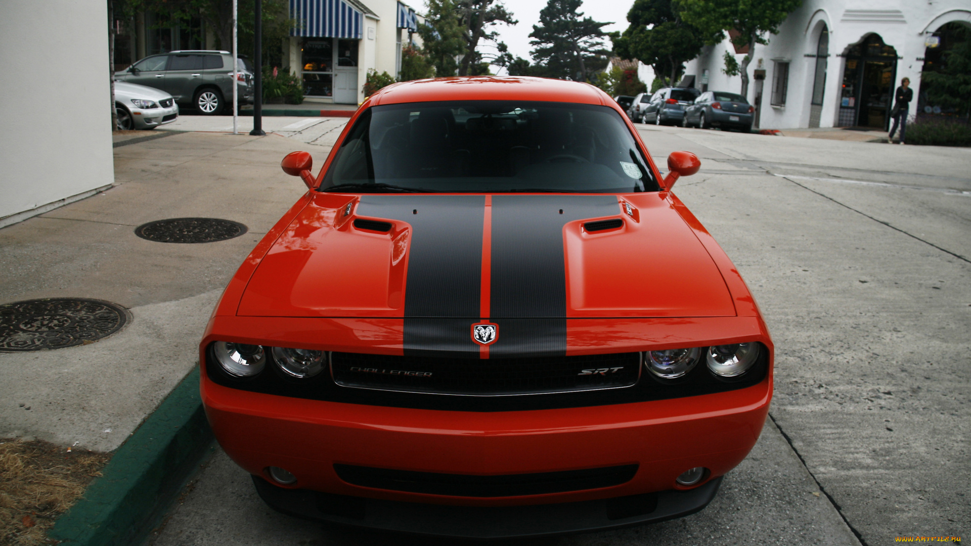 автомобили, выставки, и, уличные, фото, dodge, challenger, srt8, красный