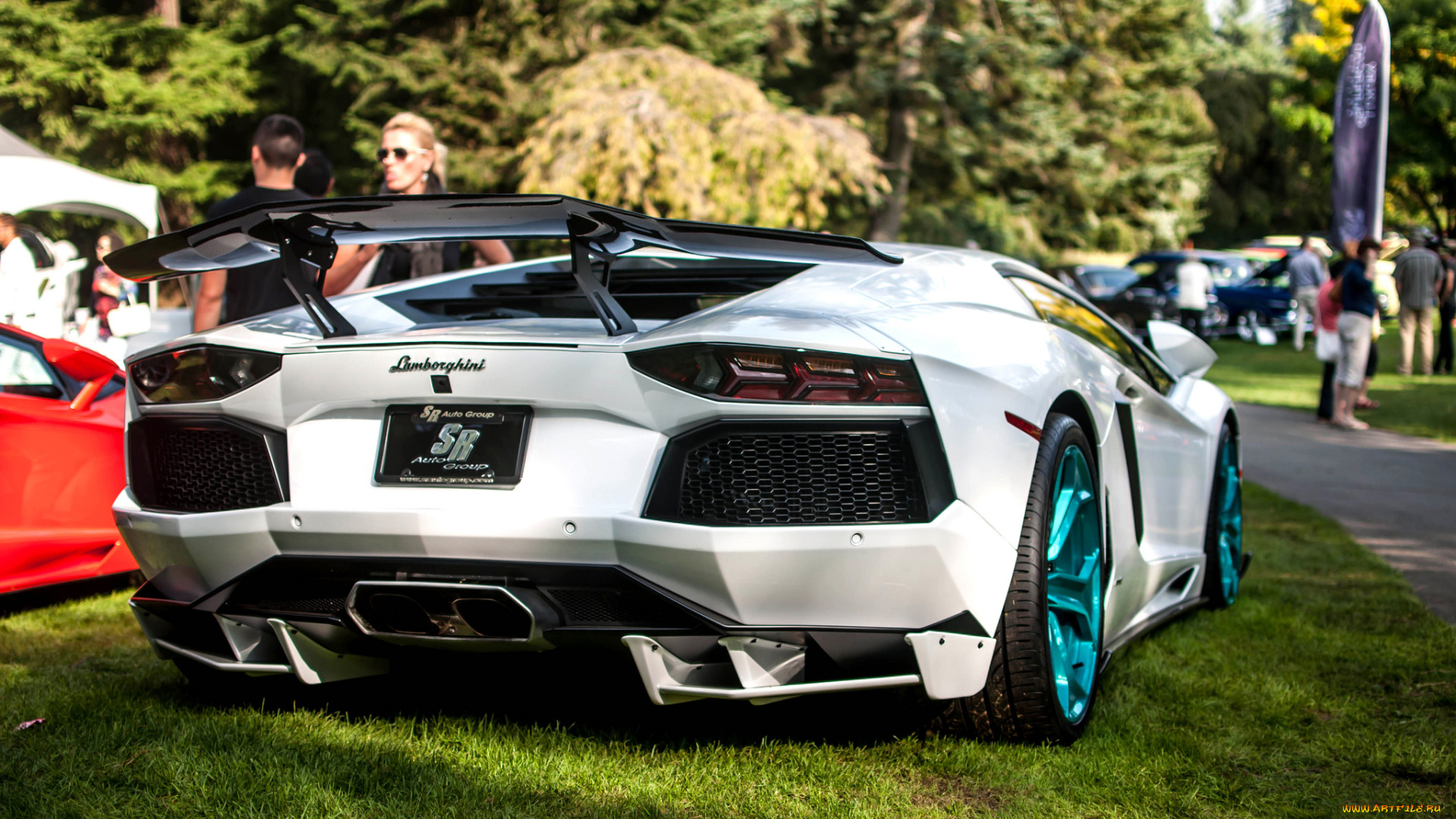 автомобили, выставки, и, уличные, фото, lamborghini, aventador