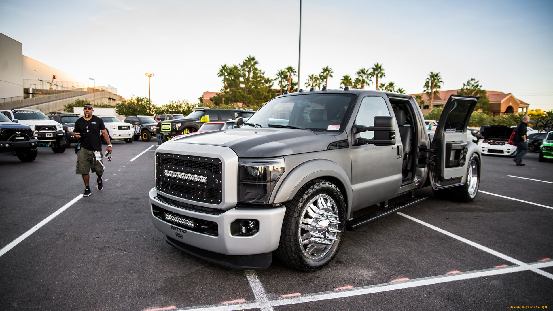 автомобили, выставки, и, уличные, фото, super, duty, f-350, ford