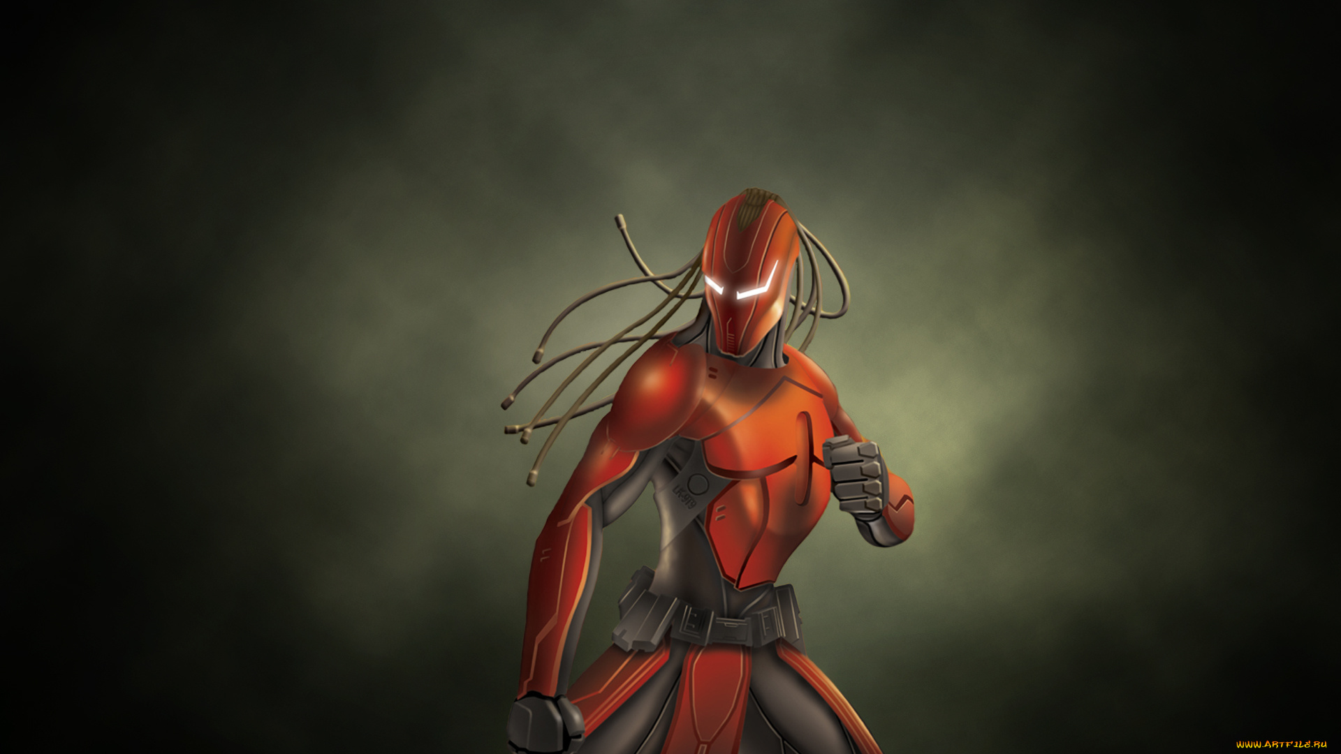 mortal, kombat, видео, игры, mortal, kombat, sector, сектор, робот, киборг, красный