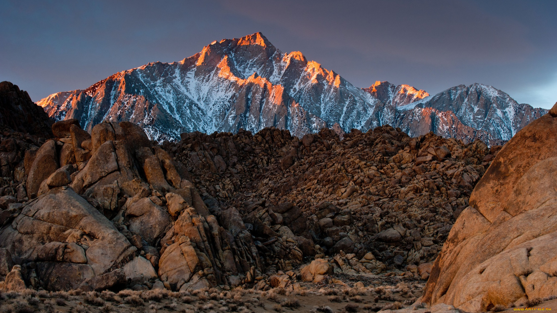 природа, горы, расппадок, камни, пик