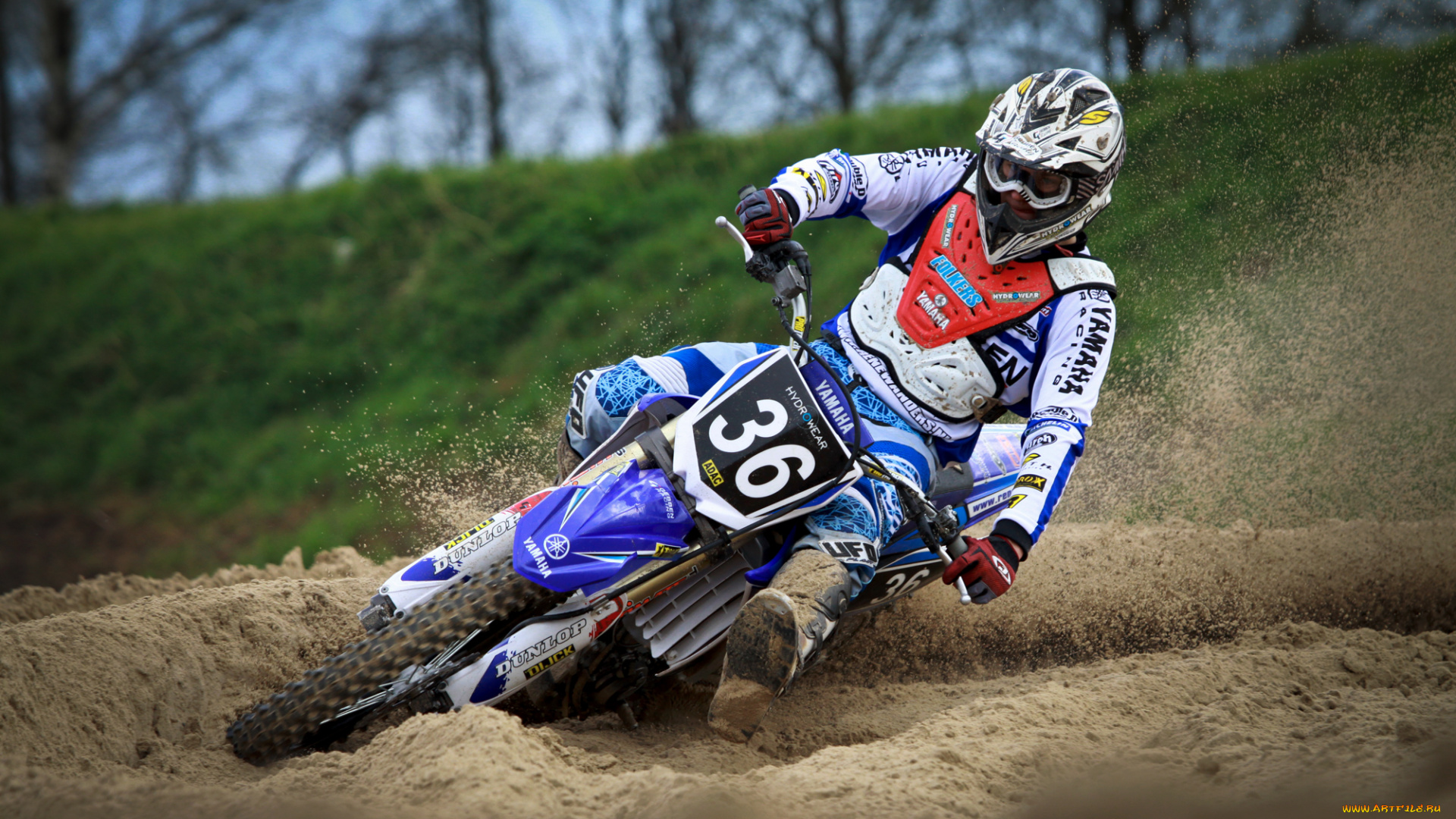 спорт, мотокросс, пыль, экипировка, гонщик, байк, шлем