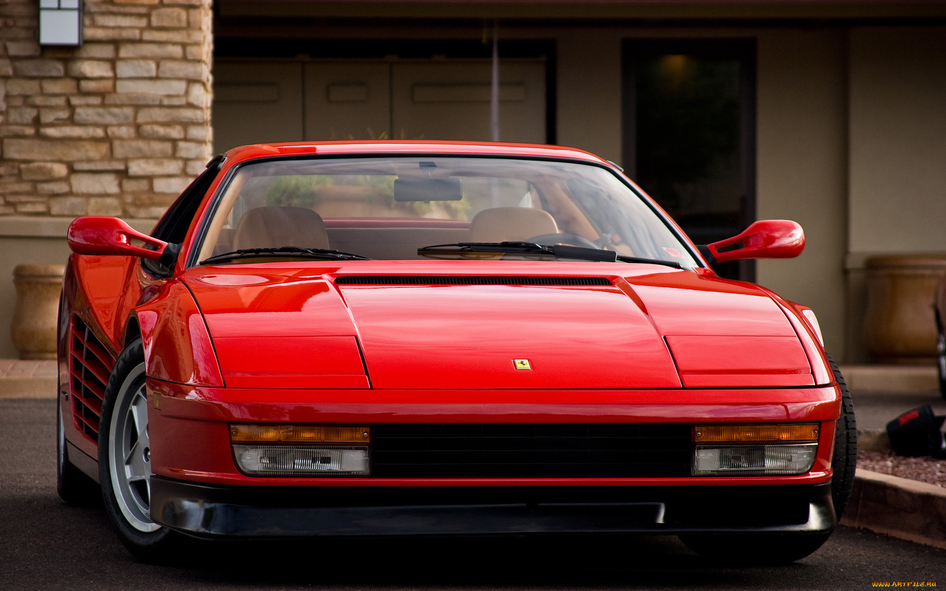 автомобили, ferrari, testarossa, red, sport, italia