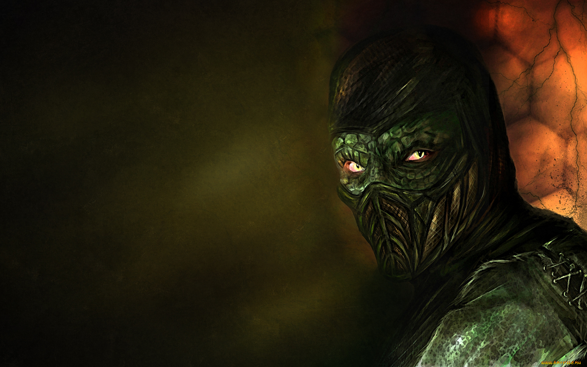 mortal, kombat, видео, игры, mortal, kombat, , 2011, рептилия, mortal, kombat, reptile