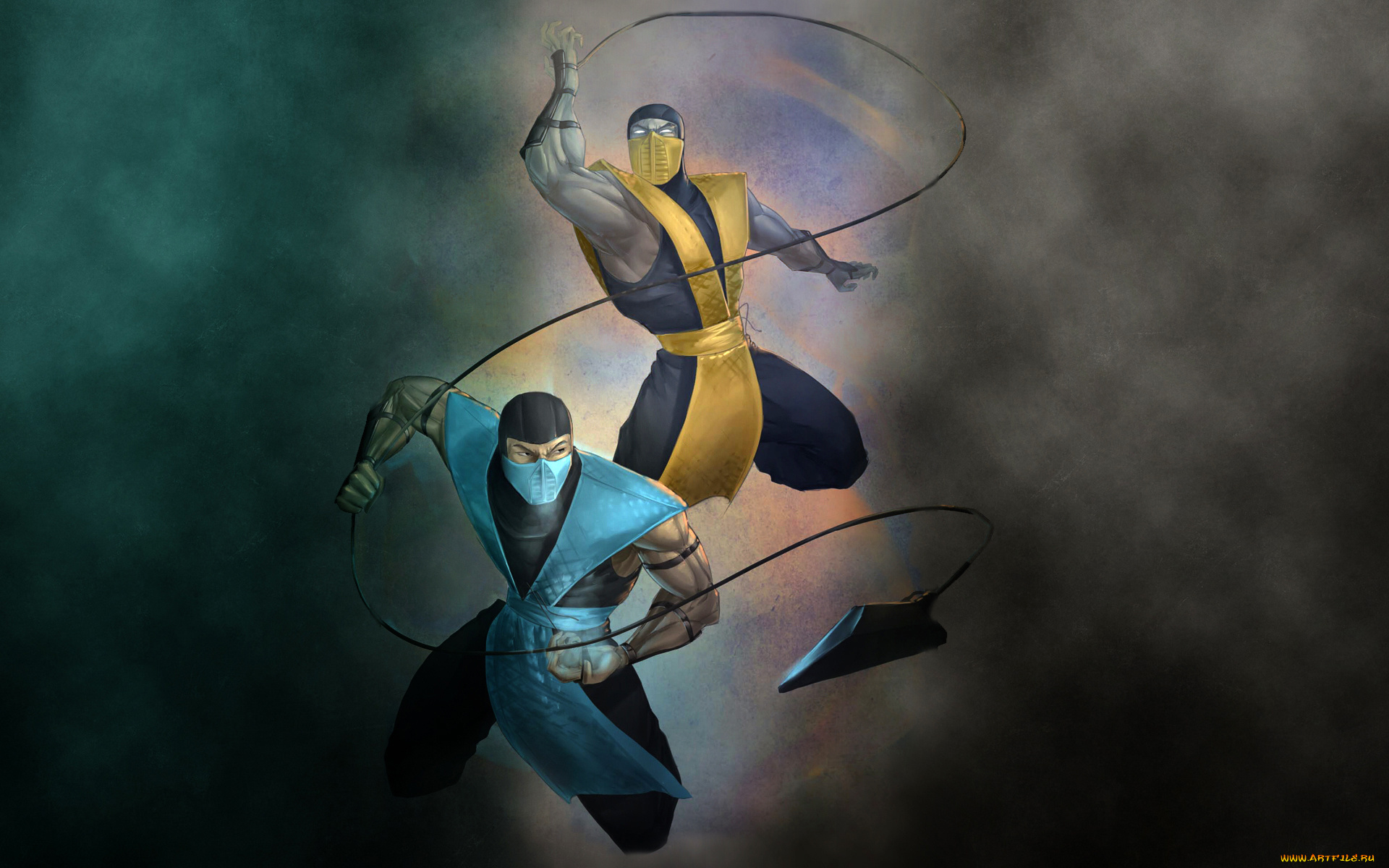 mortal, kombat, видео, игры, sub, zero, mortal, kombat, скорпион, саб, зиро, scorpion