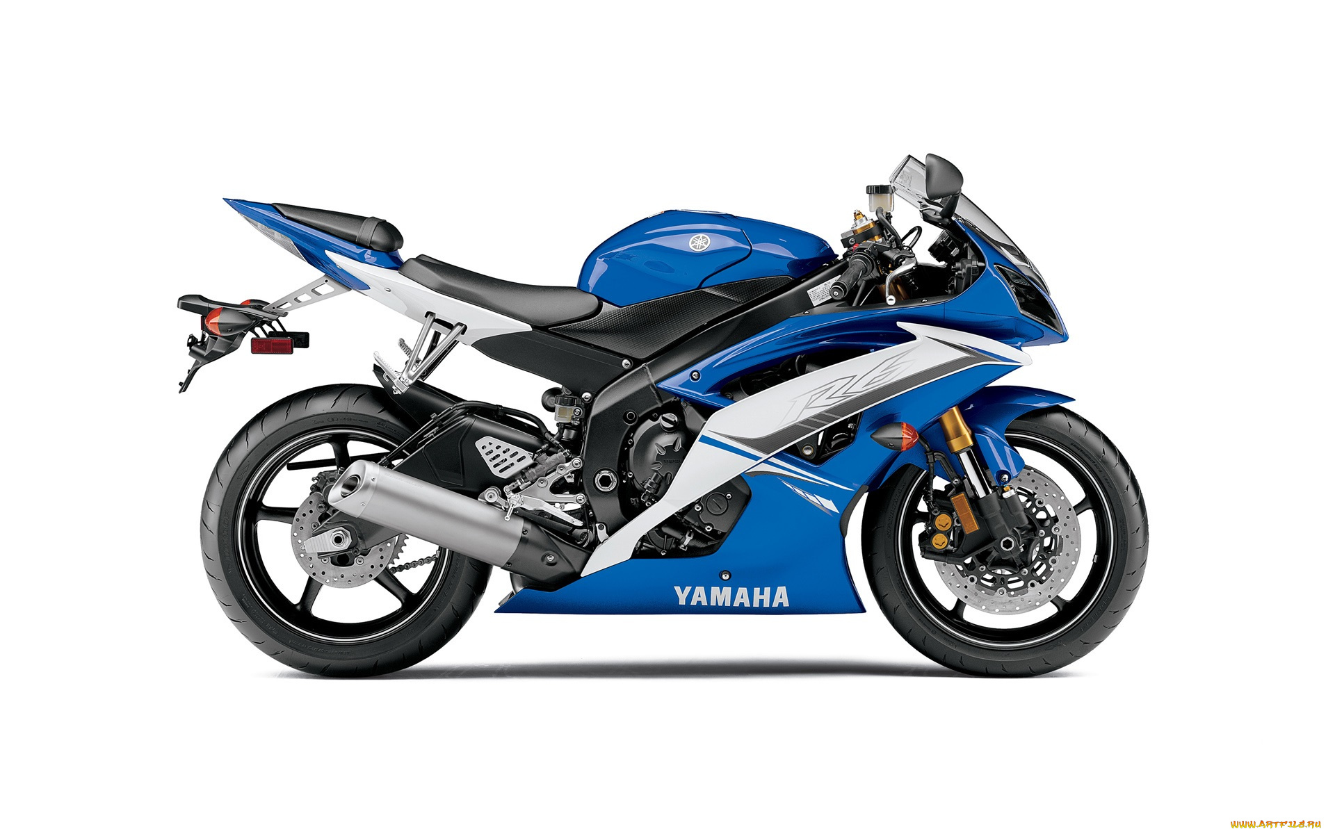 мотоциклы, yamaha, синий, 2011, yzf-r6