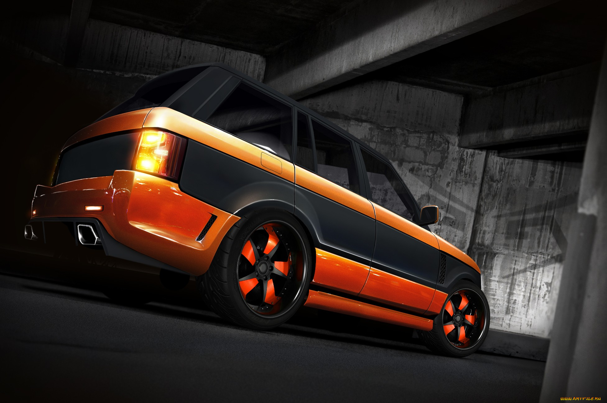 автомобили, виртуальный, тюнинг, range, rover