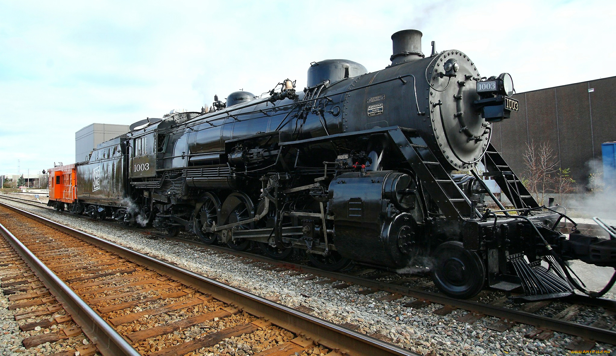 техника, паровозы, тендер, рельсы, паровоз, железная, дорога