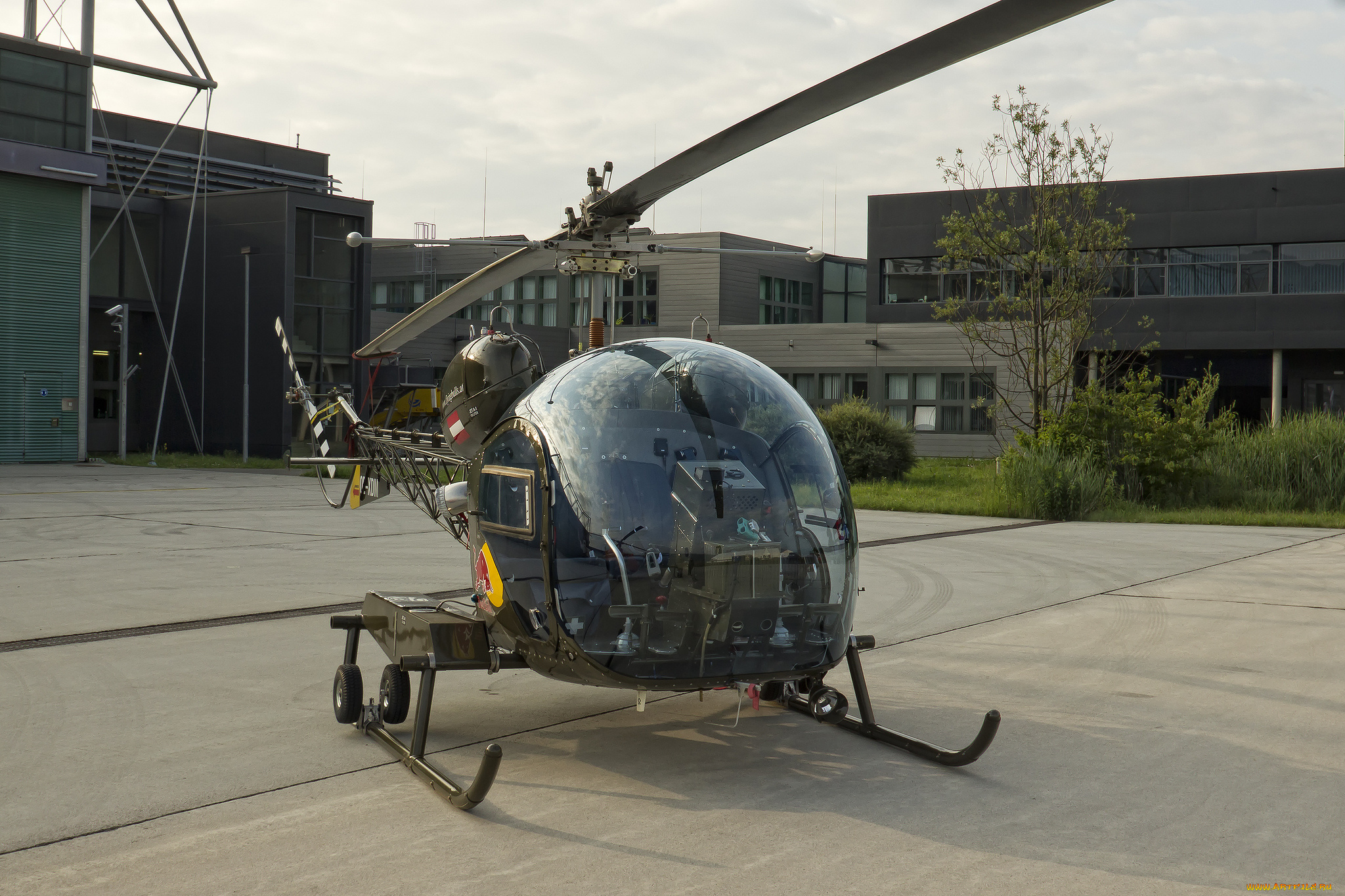 bell, 47g-3b, авиация, вертолёты, двухместный, вертолет, легкий