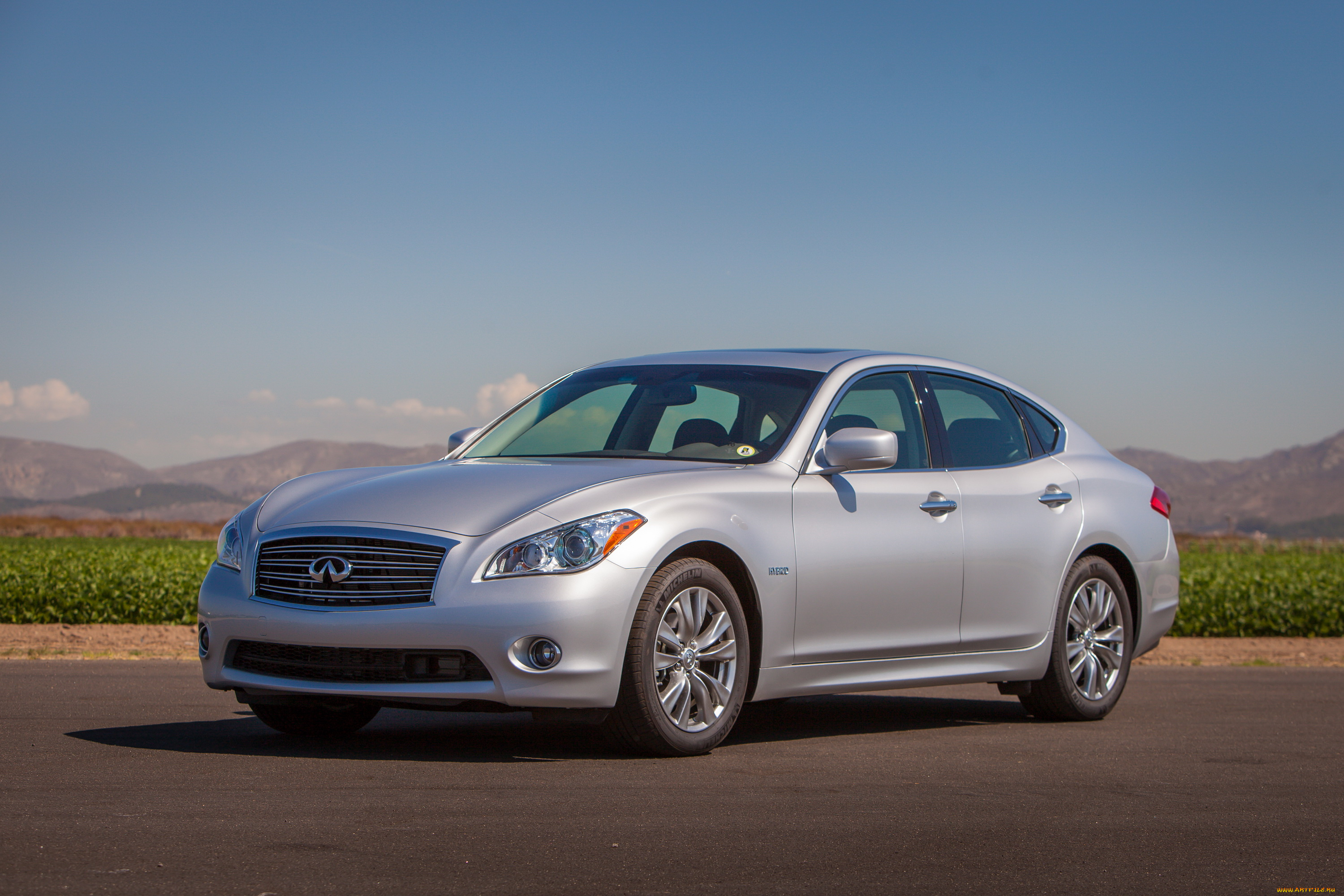 2014, infiniti, q70, hybrid, автомобили, infiniti, лес, дорога, серебристый