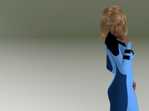 Картинка 3д+графика people+ люди девушка спорт