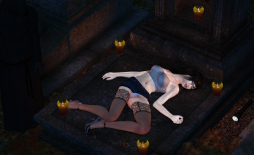 Картинка 3д+графика fantasy+ фантазия девушка лежит