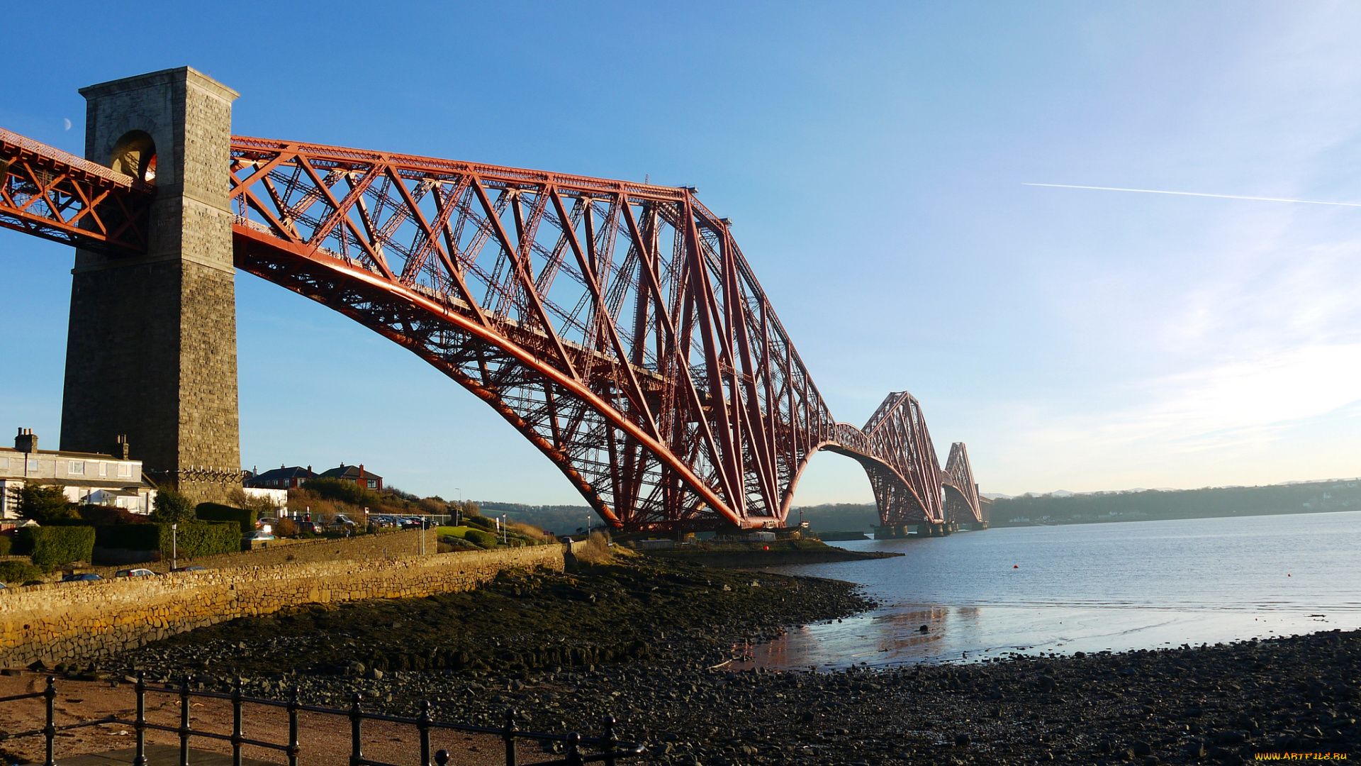 города, -, мосты, арки, мост, пролив