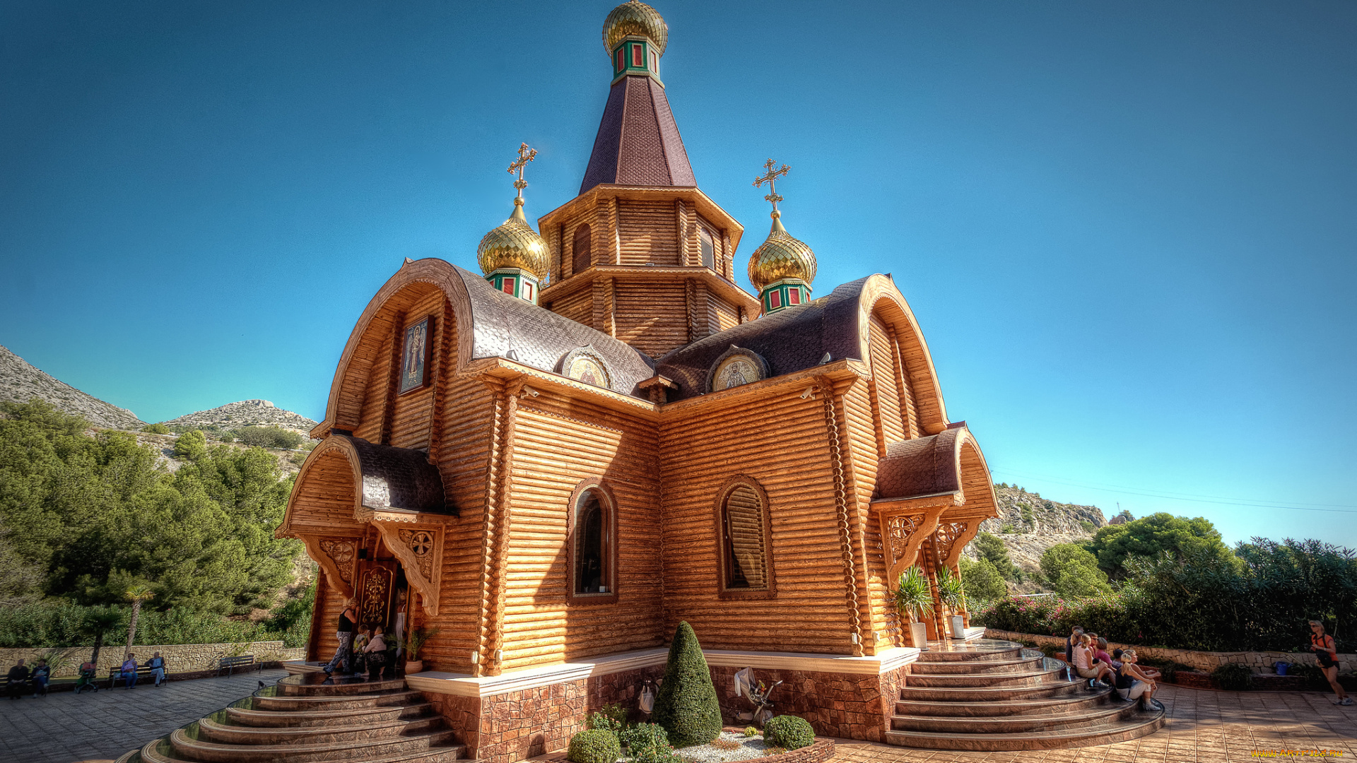 iglesia, ortodoxa, rusa, san, miguel, arc&, 225, ngel, , altea, города, -, православные, церкви, , монастыри, площадь, храм