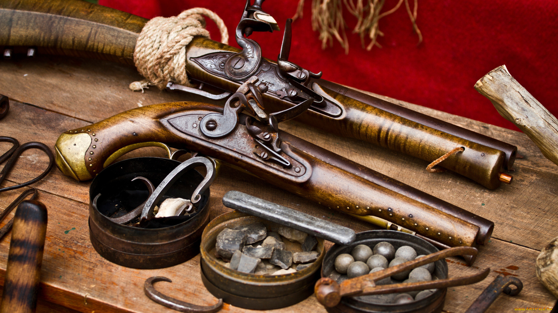 оружие, пистолеты, ретро, старинные