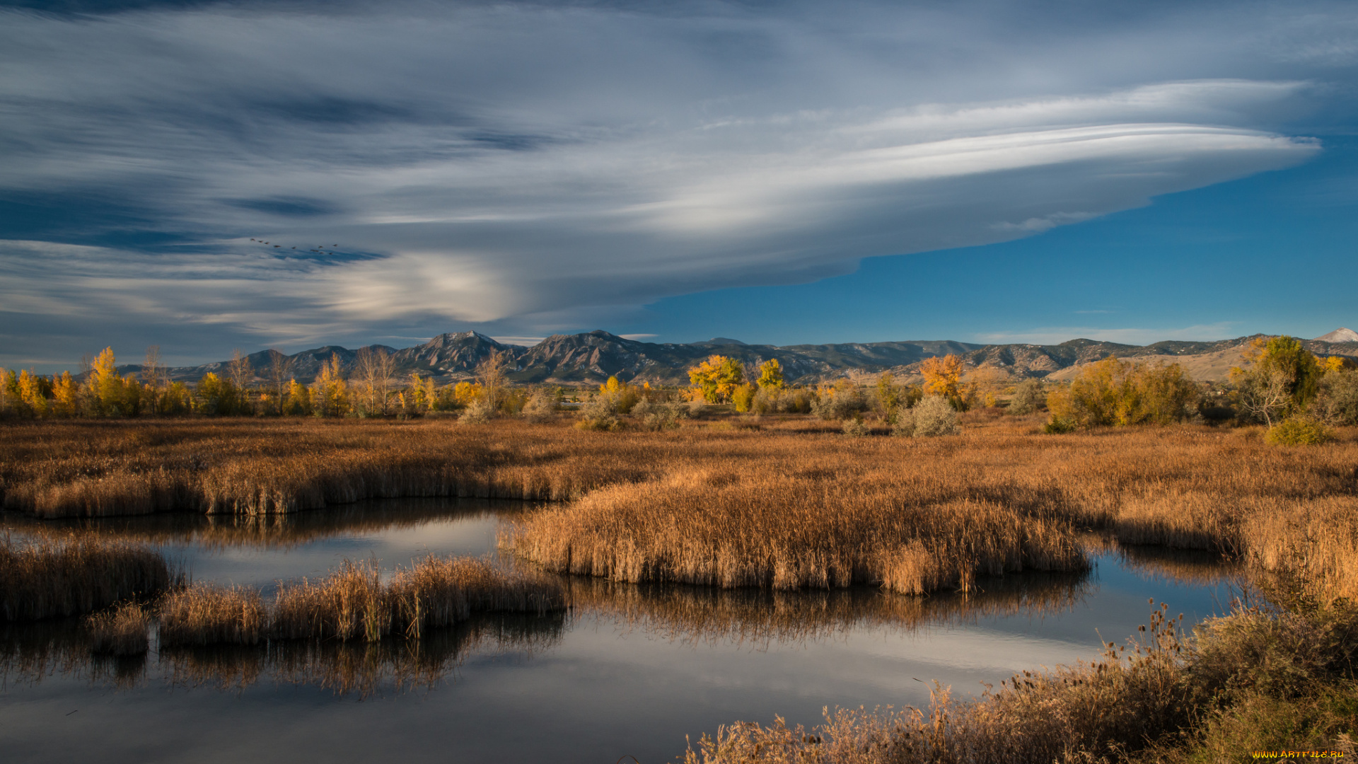 природа, реки, озера, горы, долина, река