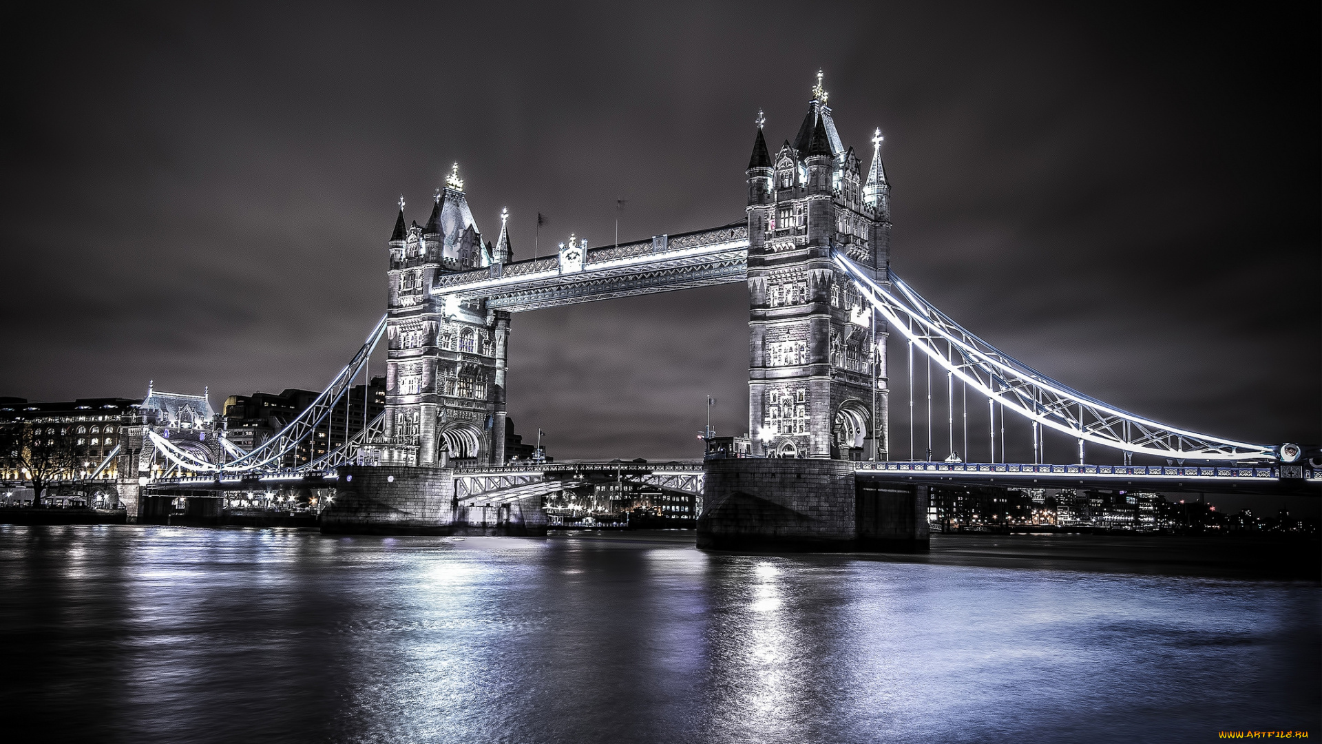 tower, bridge, , london, города, лондон, , великобритания, река, мост