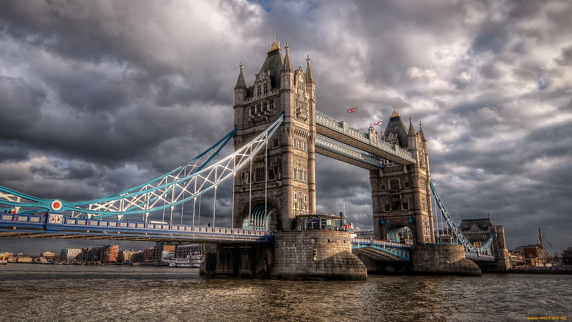 tower, bridge, , london, города, лондон, , великобритания, река, мост